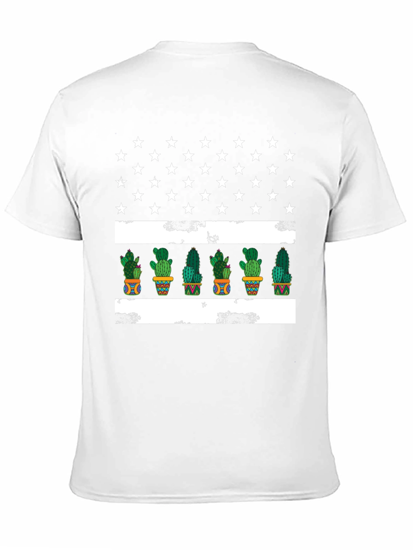 Cactus American Flag Graphic Tee