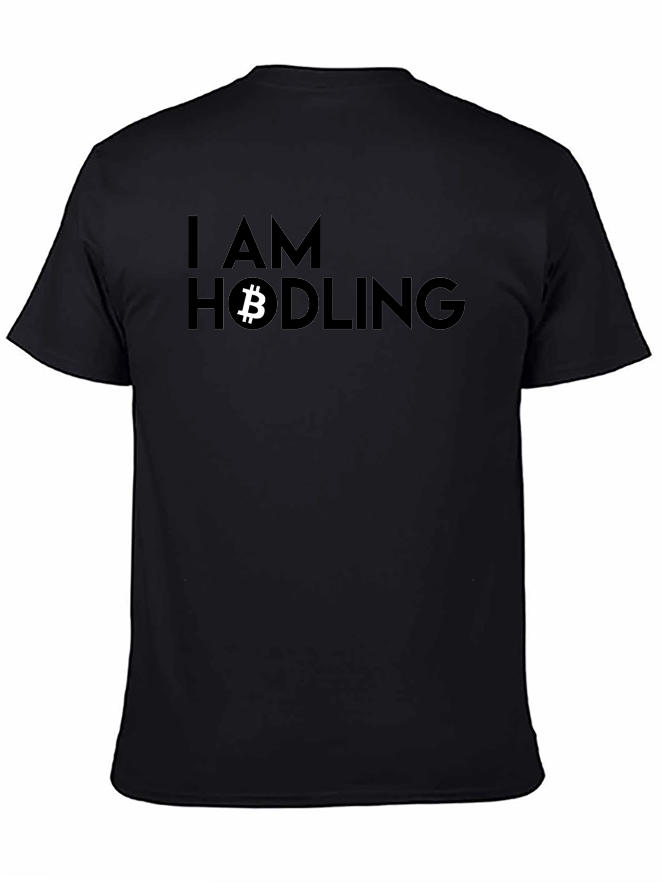I AM Hodling Bitcoin Black T-Shirt