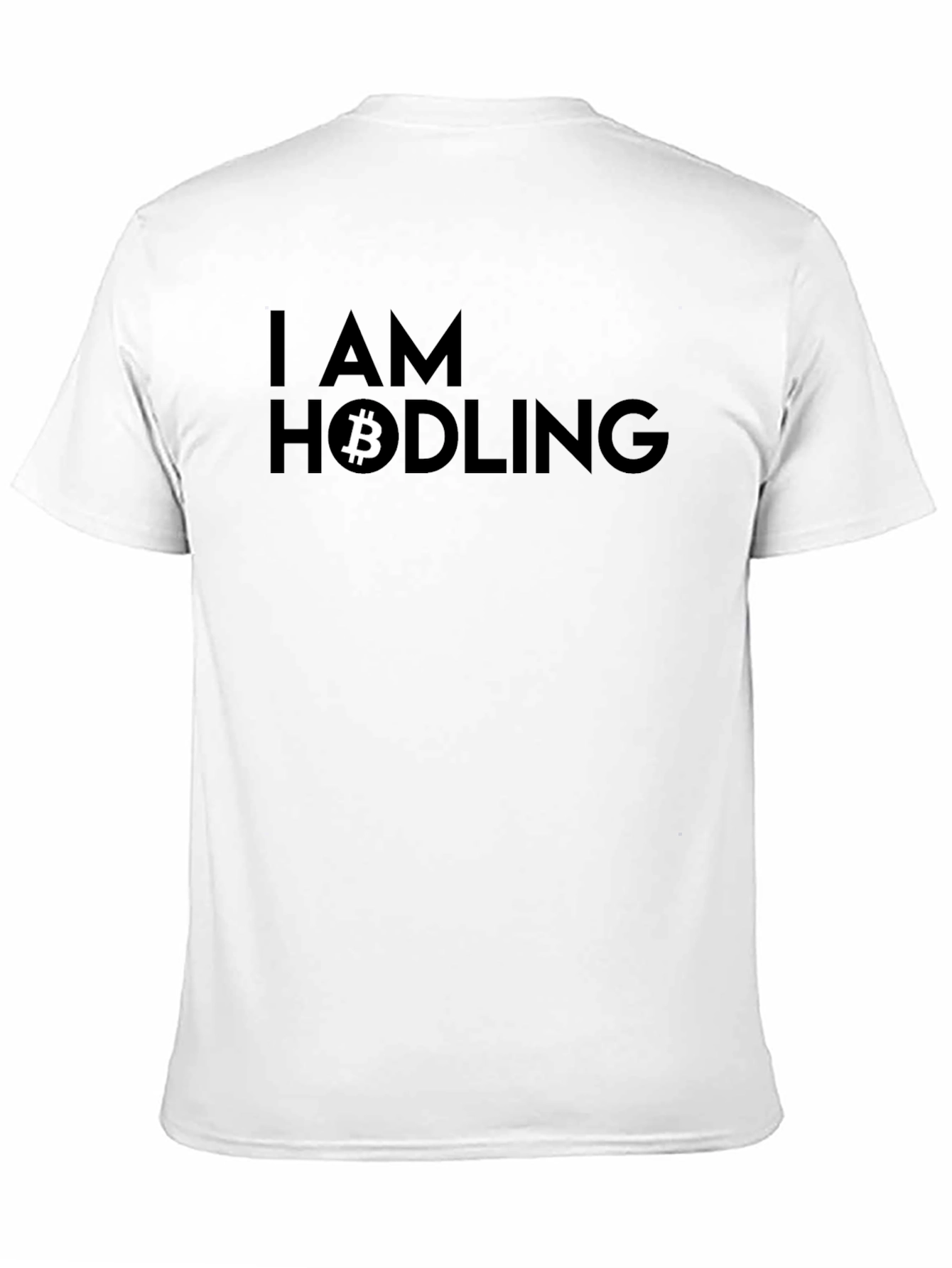 I AM Hodling Bitcoin Black T-Shirt
