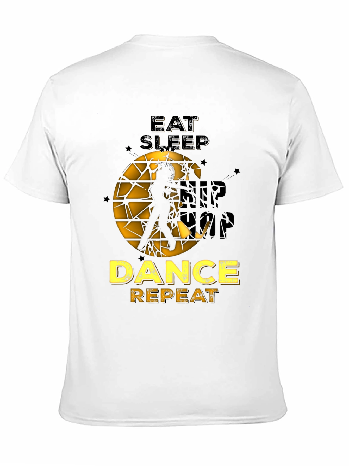 Eat Sleep Dance Repeat Black Graphic Tee