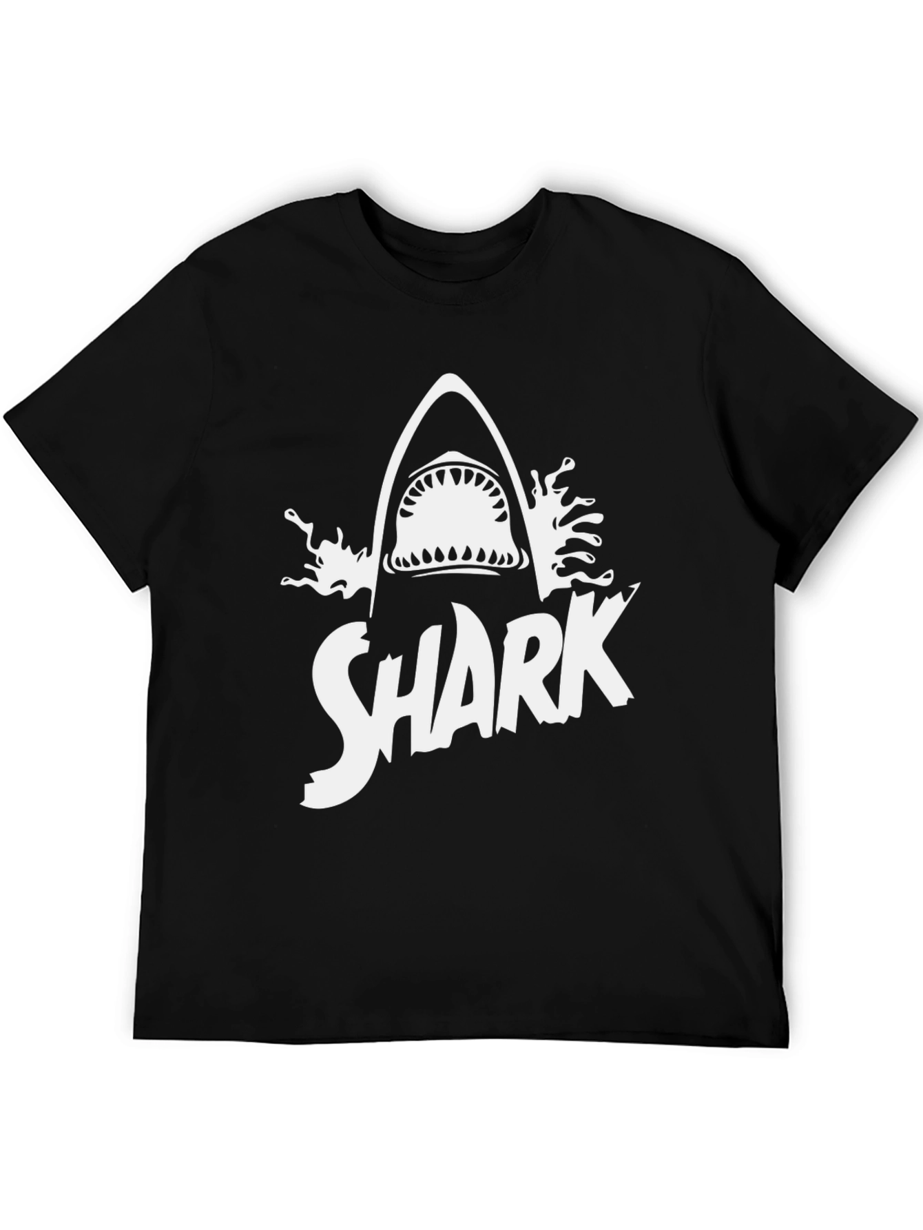 Shark Graphic Black T-Shirt