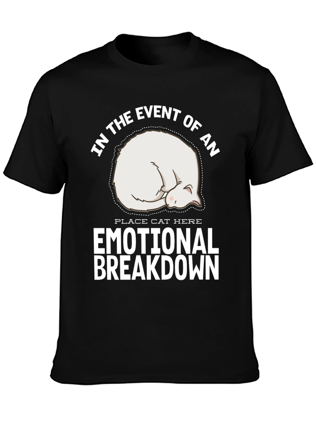 Emotional Breakdown Cat T-Shirt