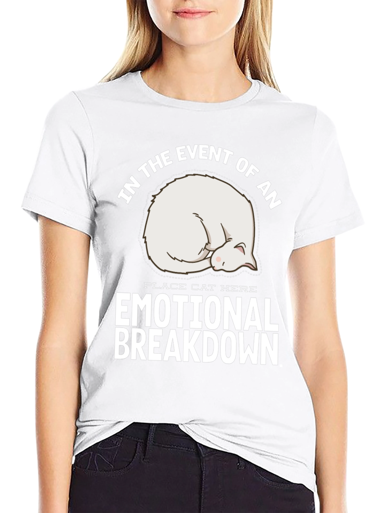 Emotional Breakdown Cat T-Shirt