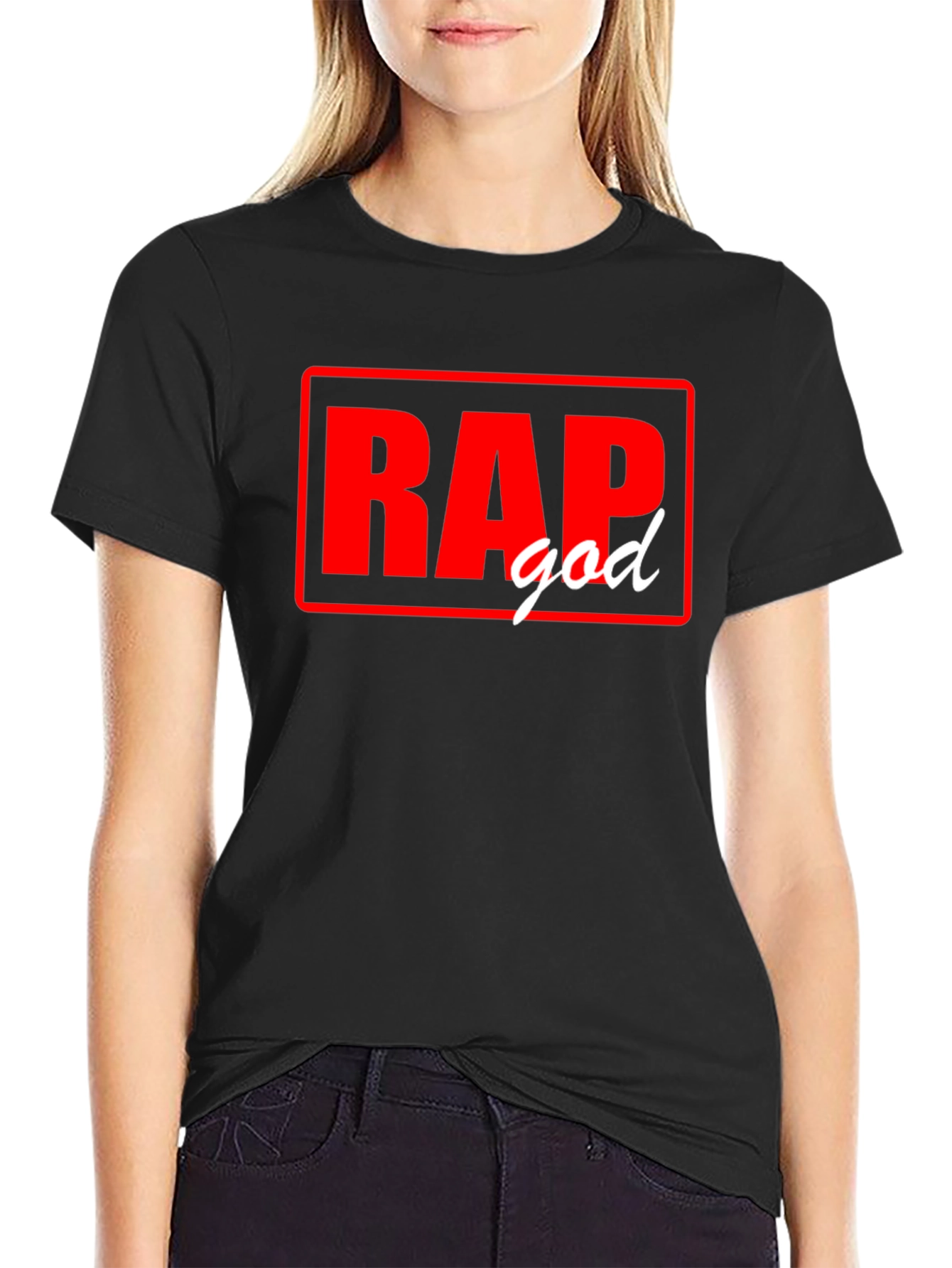 Rap God Black Graphic Tee