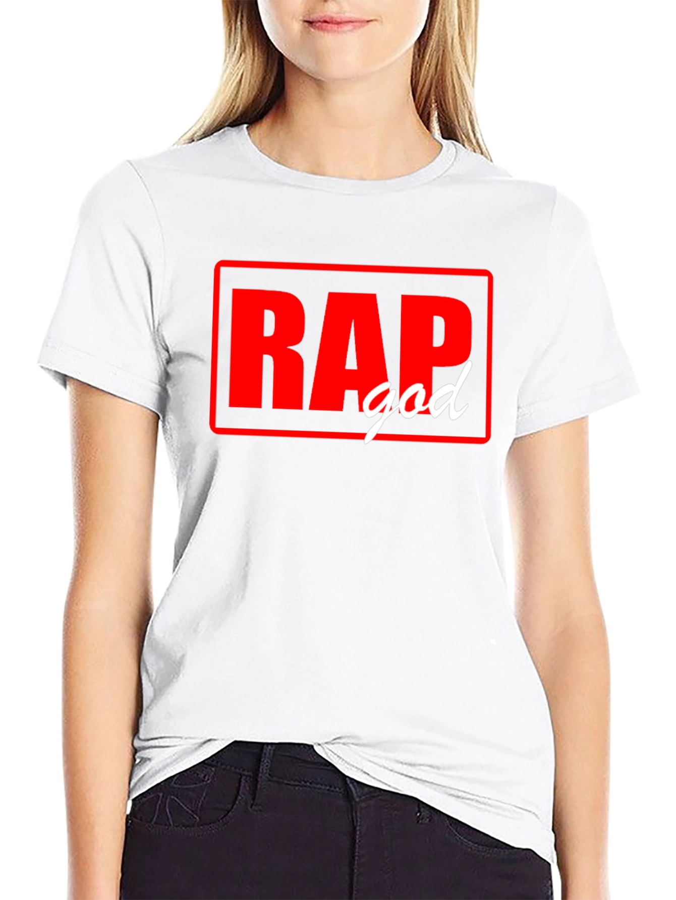 Rap God Black Graphic Tee