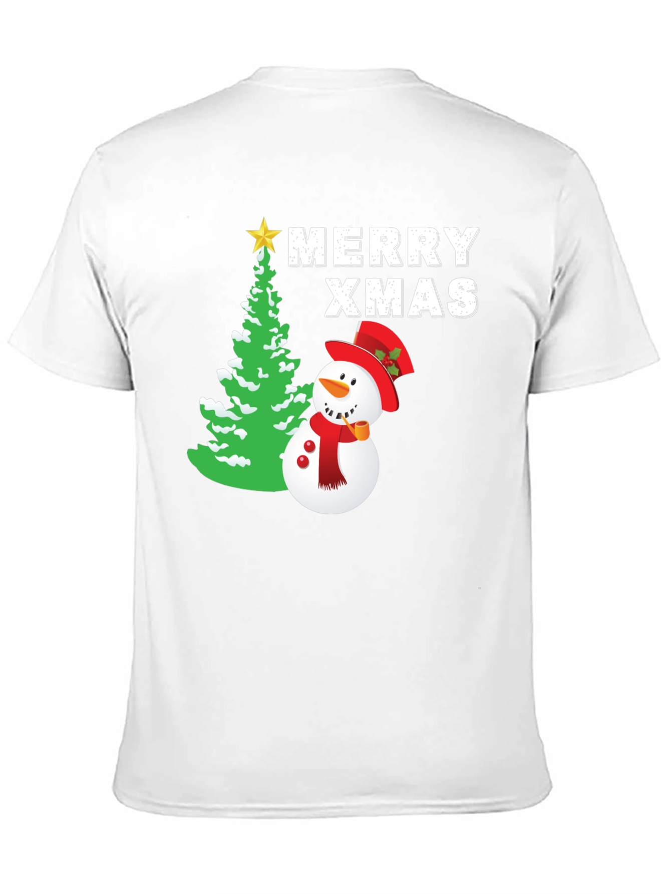 Festive Merry Xmas Snowman T-Shirt