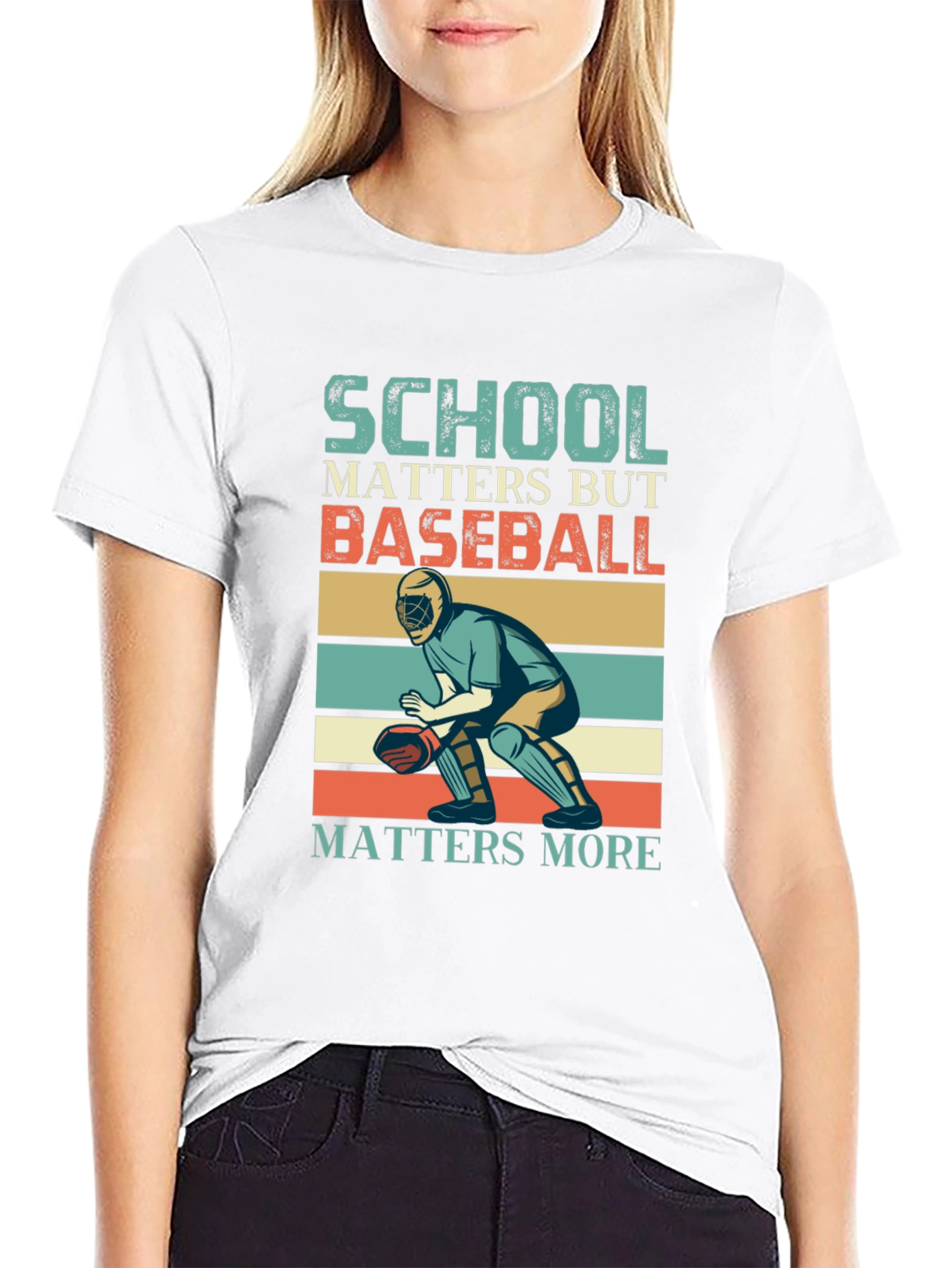 School Matters But Baseball T-Shirt