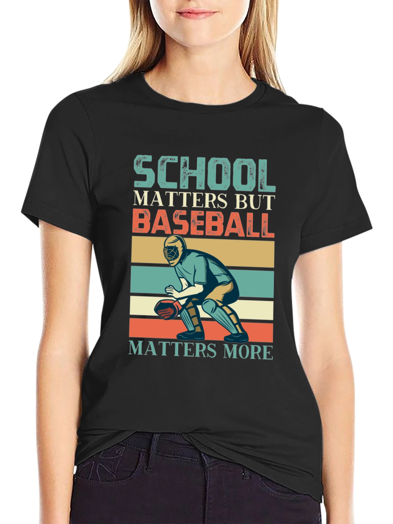 School Matters But Baseball T-Shirt