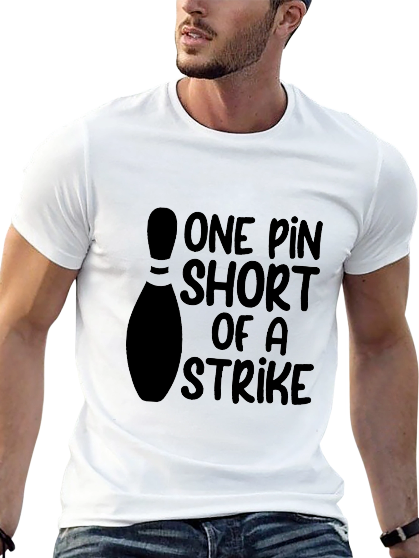 One Pin Short Of A Strike Bowling T-Shirt