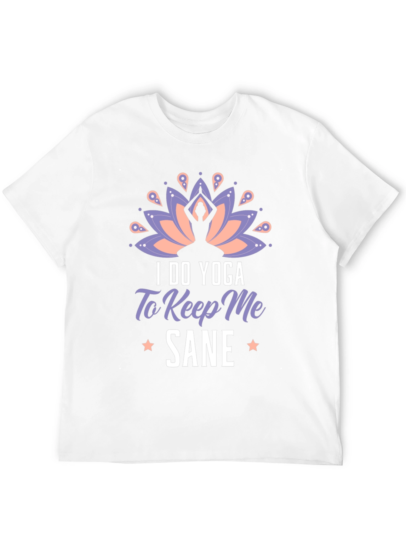 Yoga Sane Graphic Tee - Soft Black T-Shirt