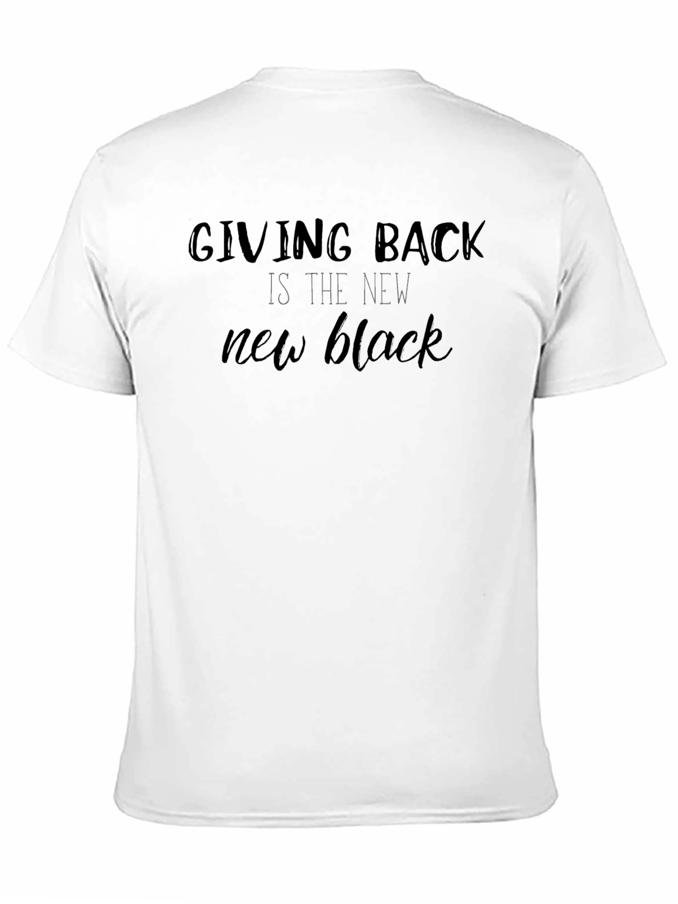 Giving Back is the New Black Tee