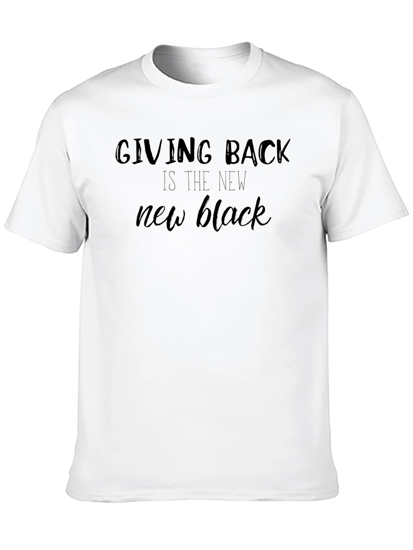 Giving Back is the New Black Tee