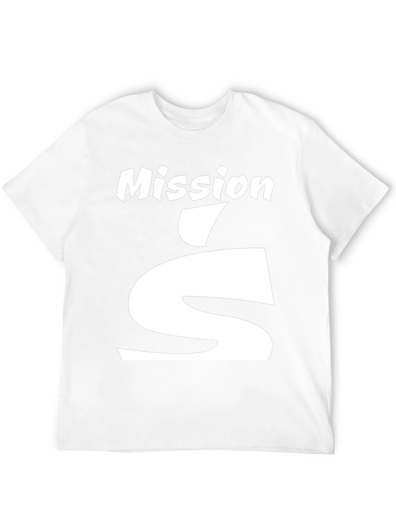 Mission S Black T-Shirt - Stylish Graphic Tee