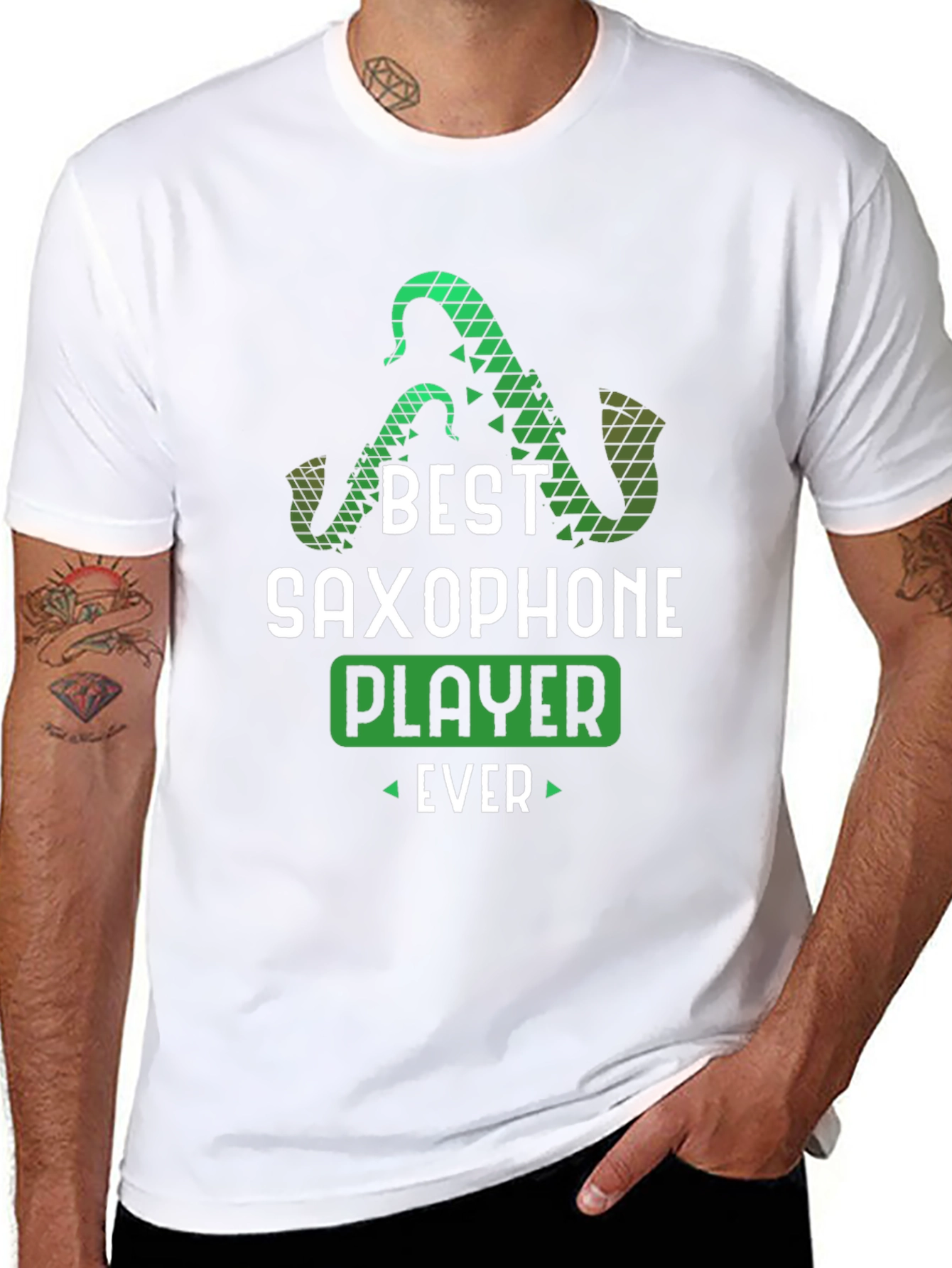Best Saxophone Player Ever T-Shirt - Music Lover Tee