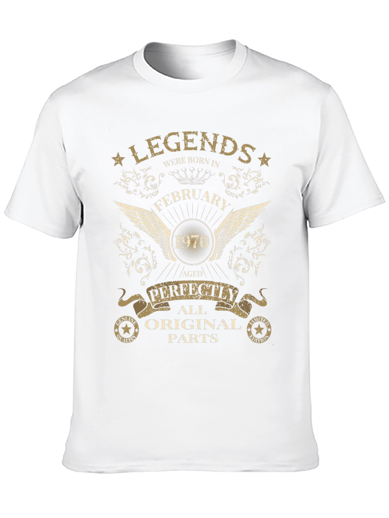 Legends Born in February 1970 T-Shirt