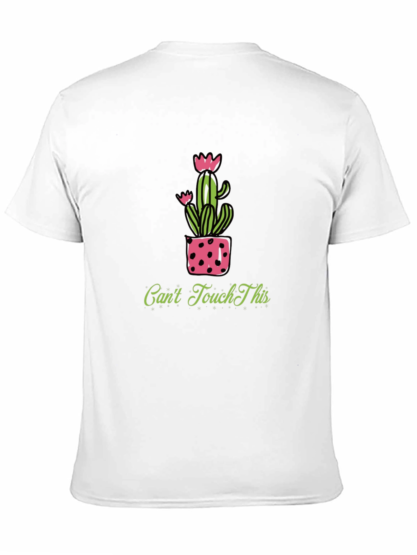 Cactus Tee - Cant Touch This Black T-Shirt