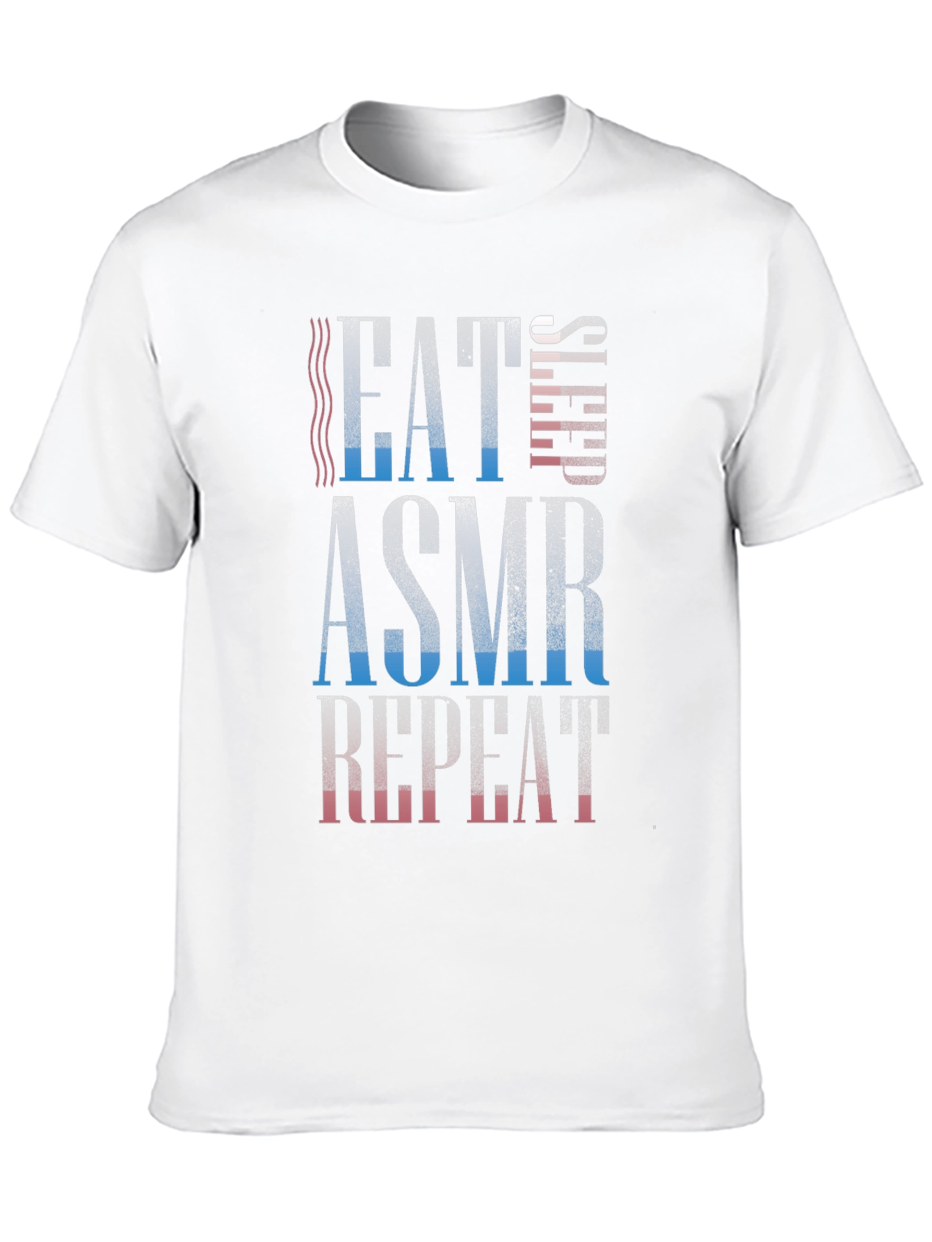 Eat Sleep ASMR Repeat Black T-Shirt
