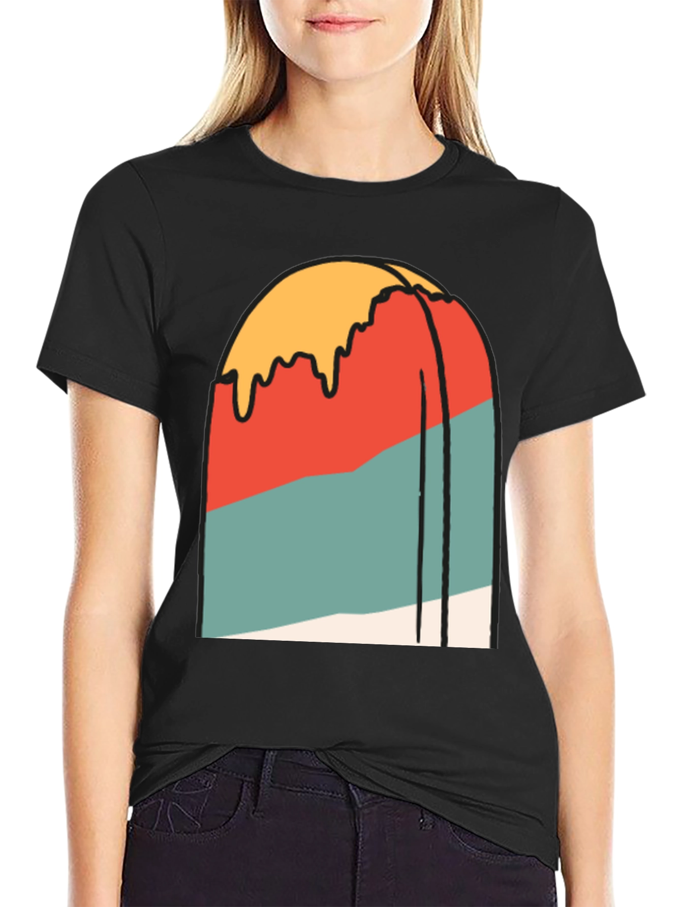 Retro Sunset Graphic Tee - Unisex