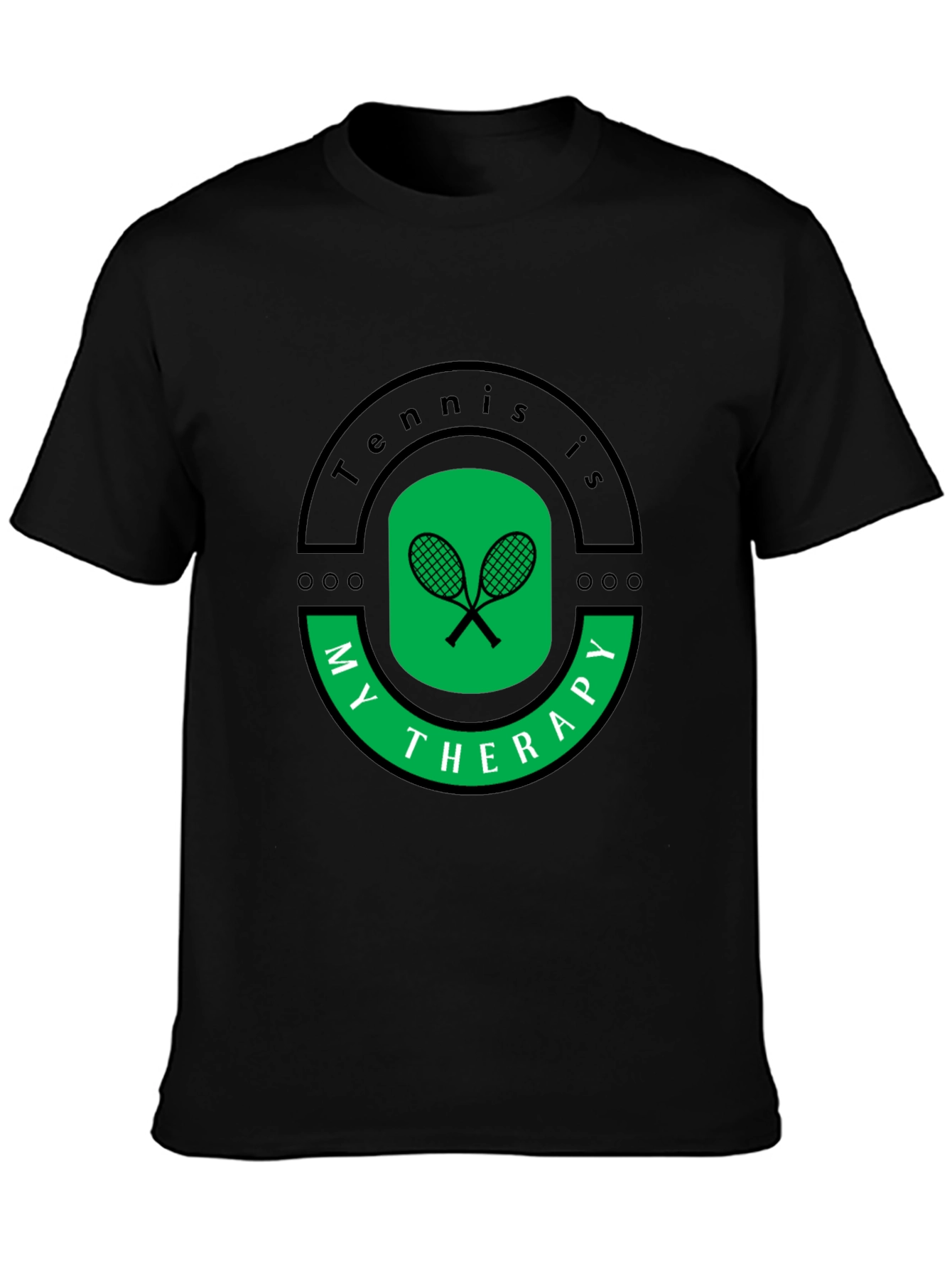 Tennis is My Therapy Graphic T-Shirt