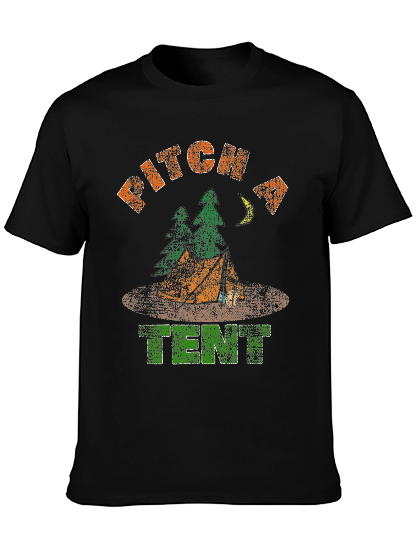 Pitch A Tent Camping T-Shirt
