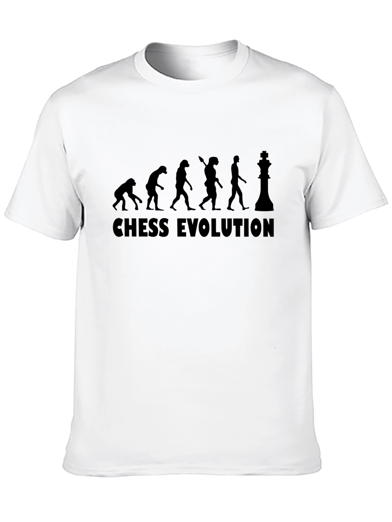 Chess Evolution Black T-Shirt