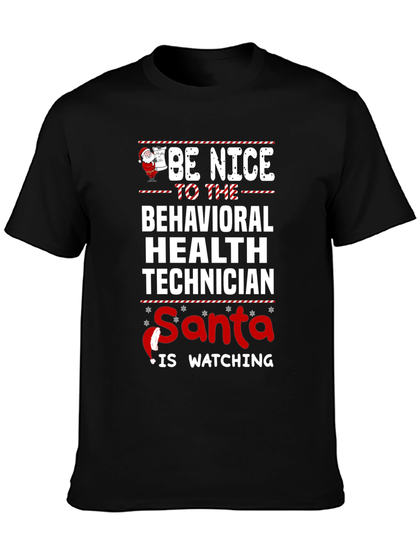 Behavioral Health Technician Christmas T-Shirt