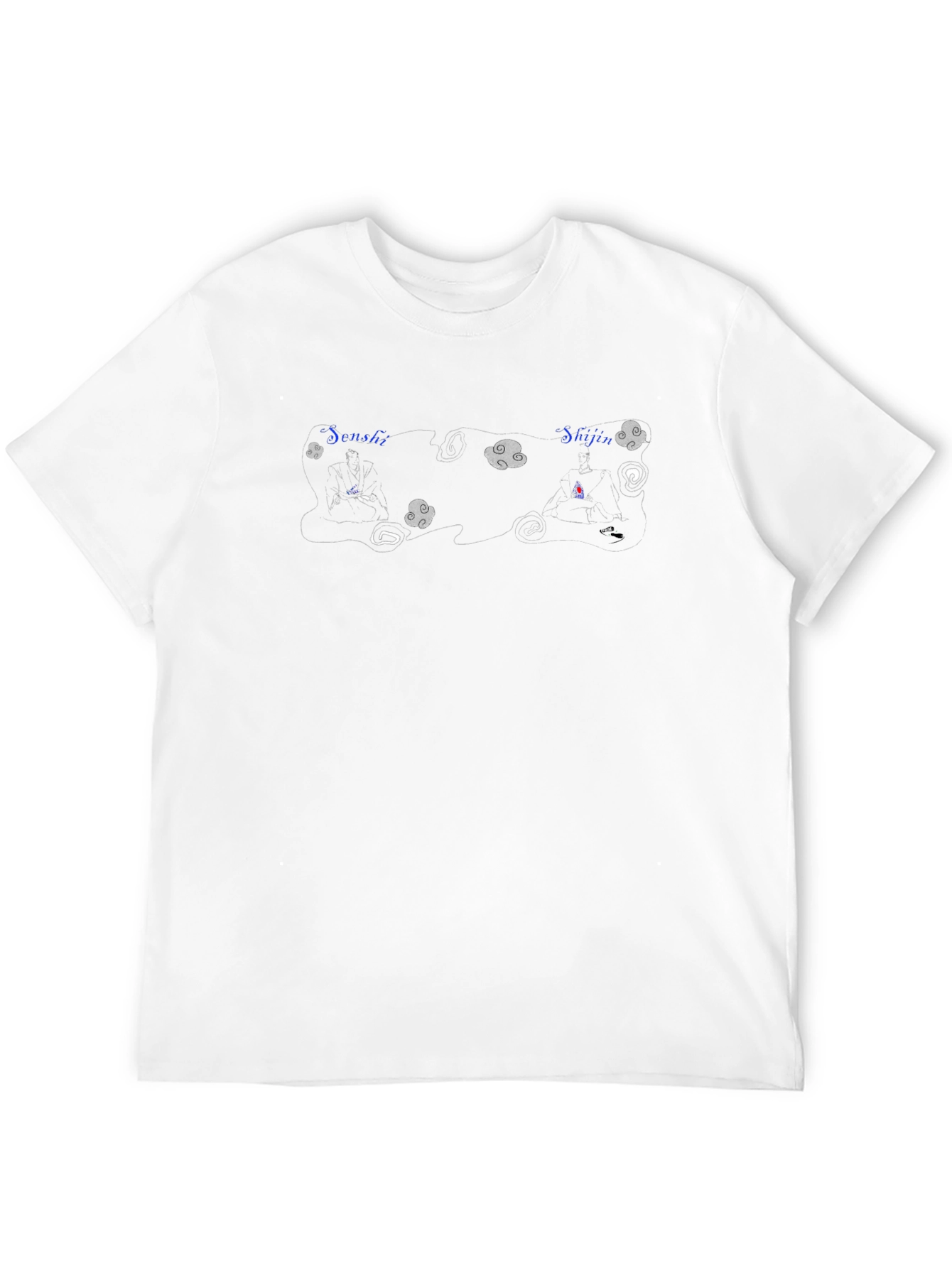 Black Graphic Tee - Senshi Shijin Design