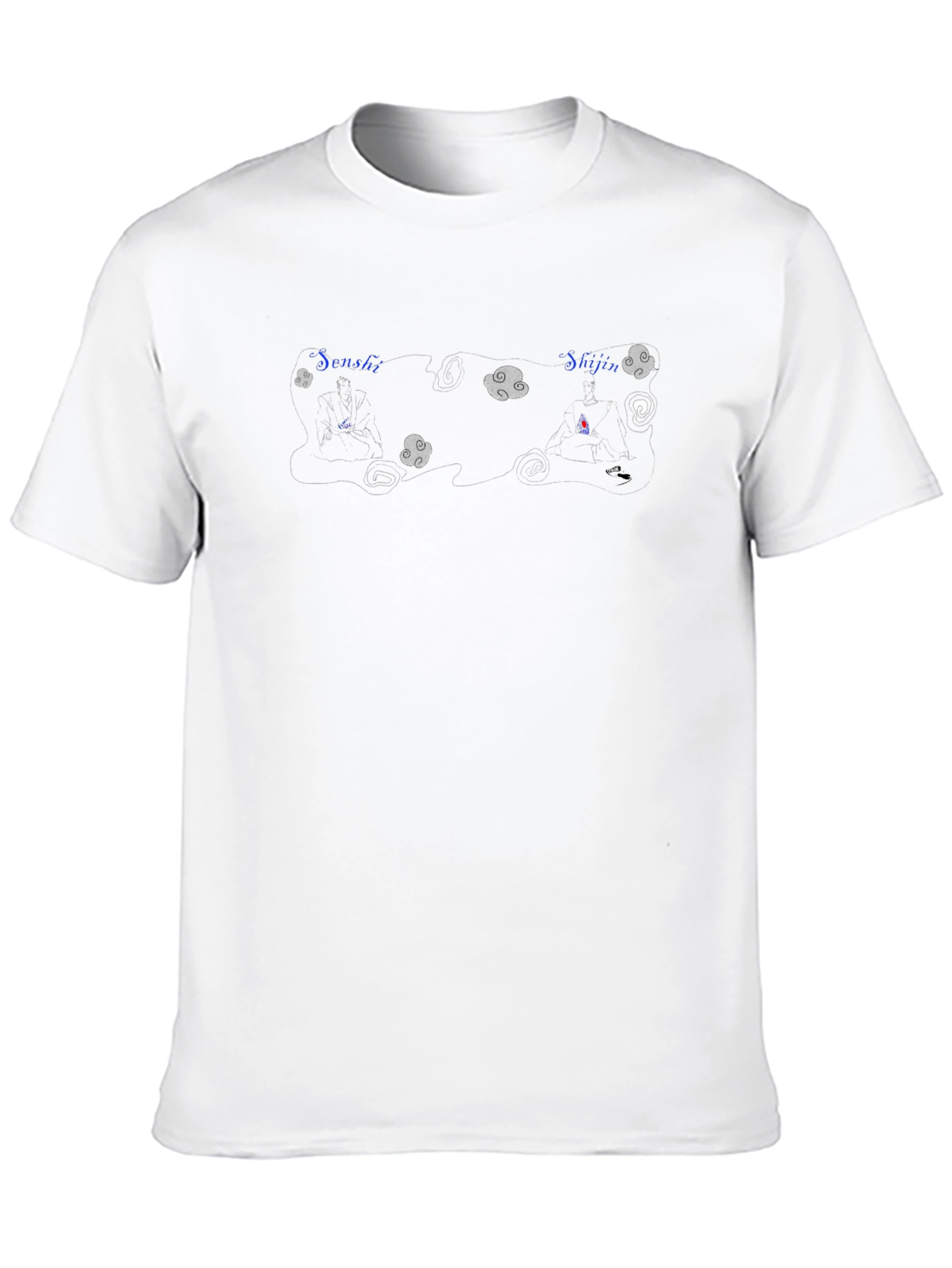 Black Graphic Tee - Senshi Shijin Design