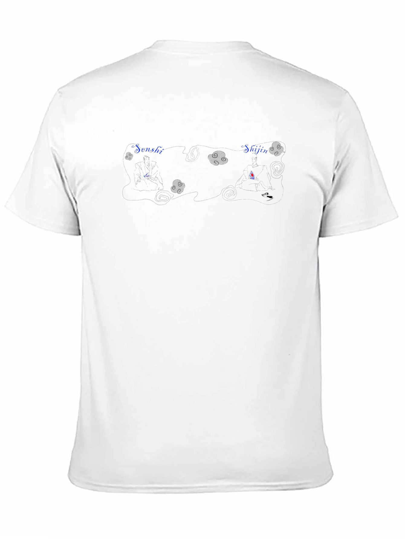 Black Graphic Tee - Senshi Shijin Design