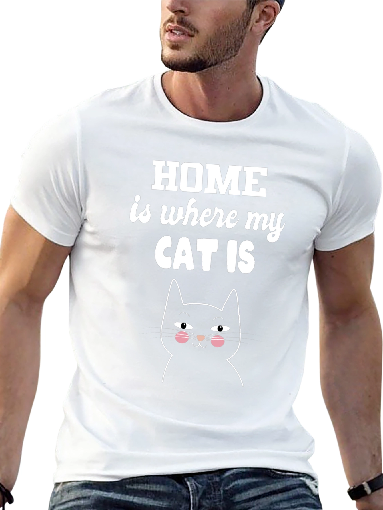 Home is Where My Cat Is T-Shirt