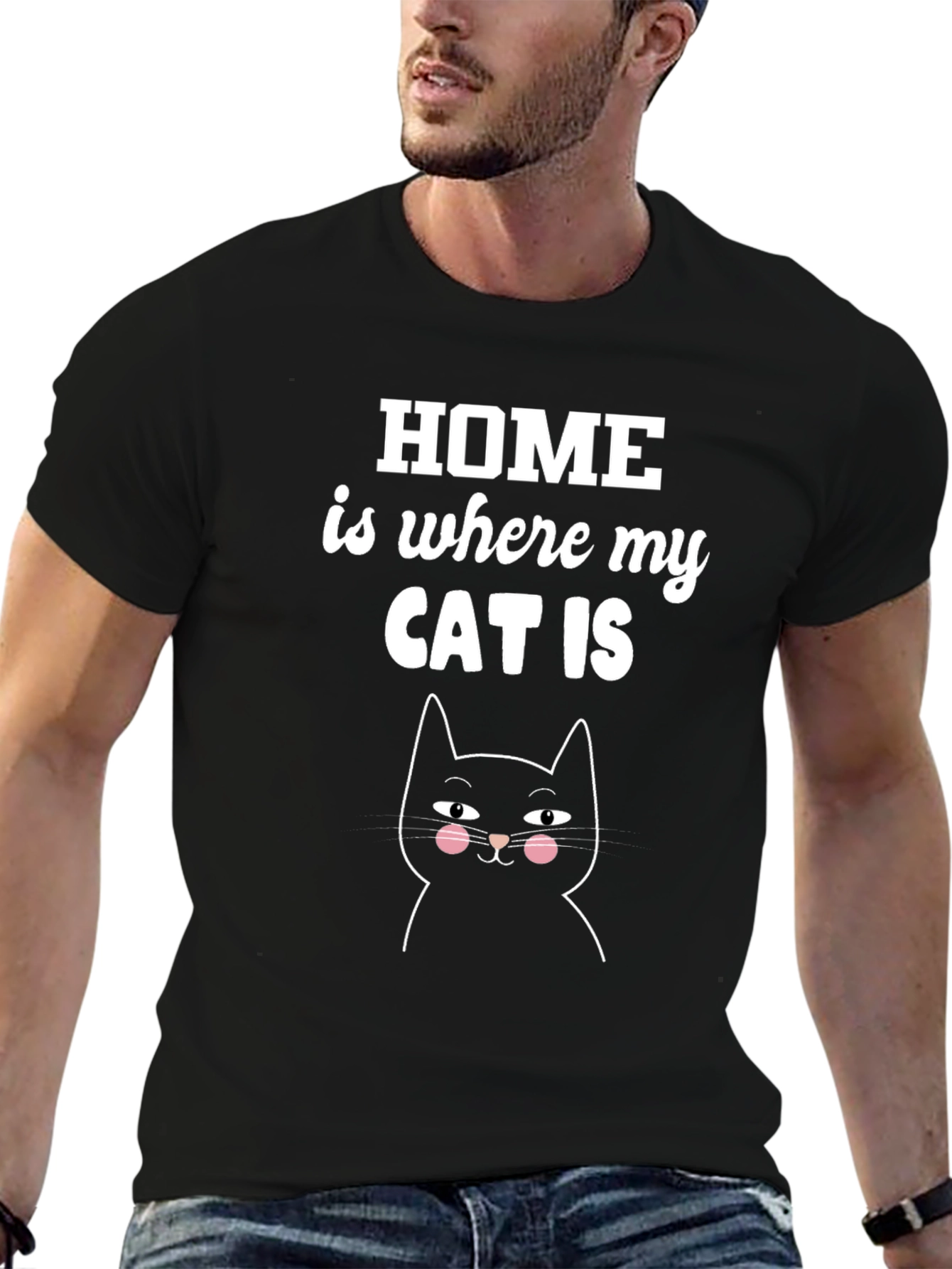 Home is Where My Cat Is T-Shirt