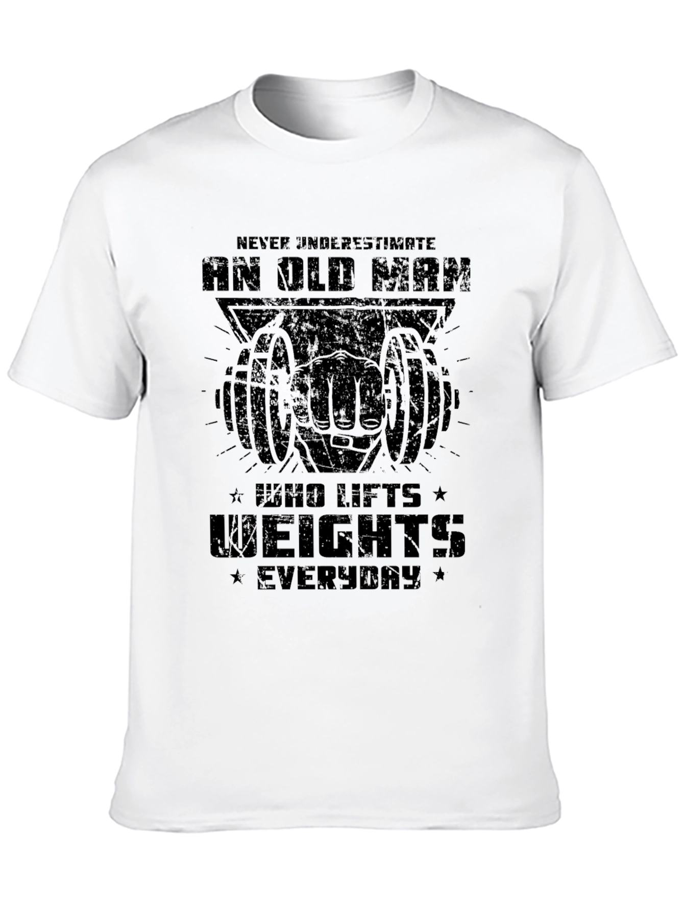 Old Man Who Lifts Weights T-Shirt
