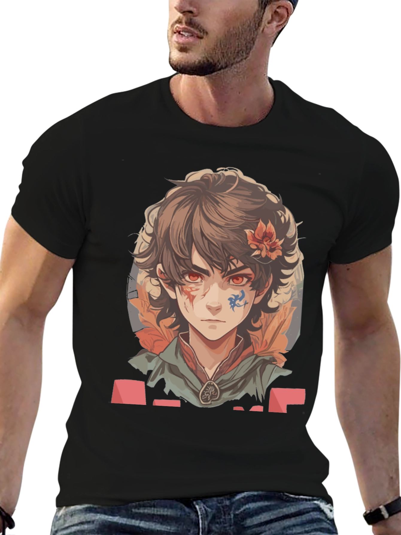 Anime Boy Graphic Tee