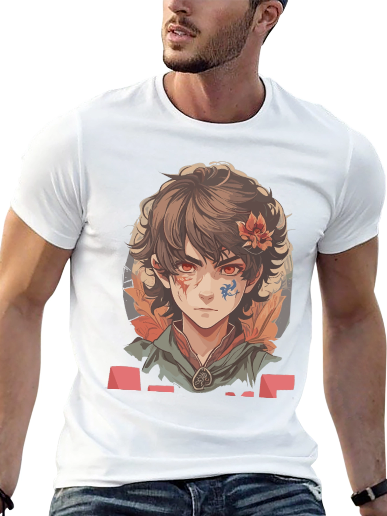 Anime Boy Graphic Tee