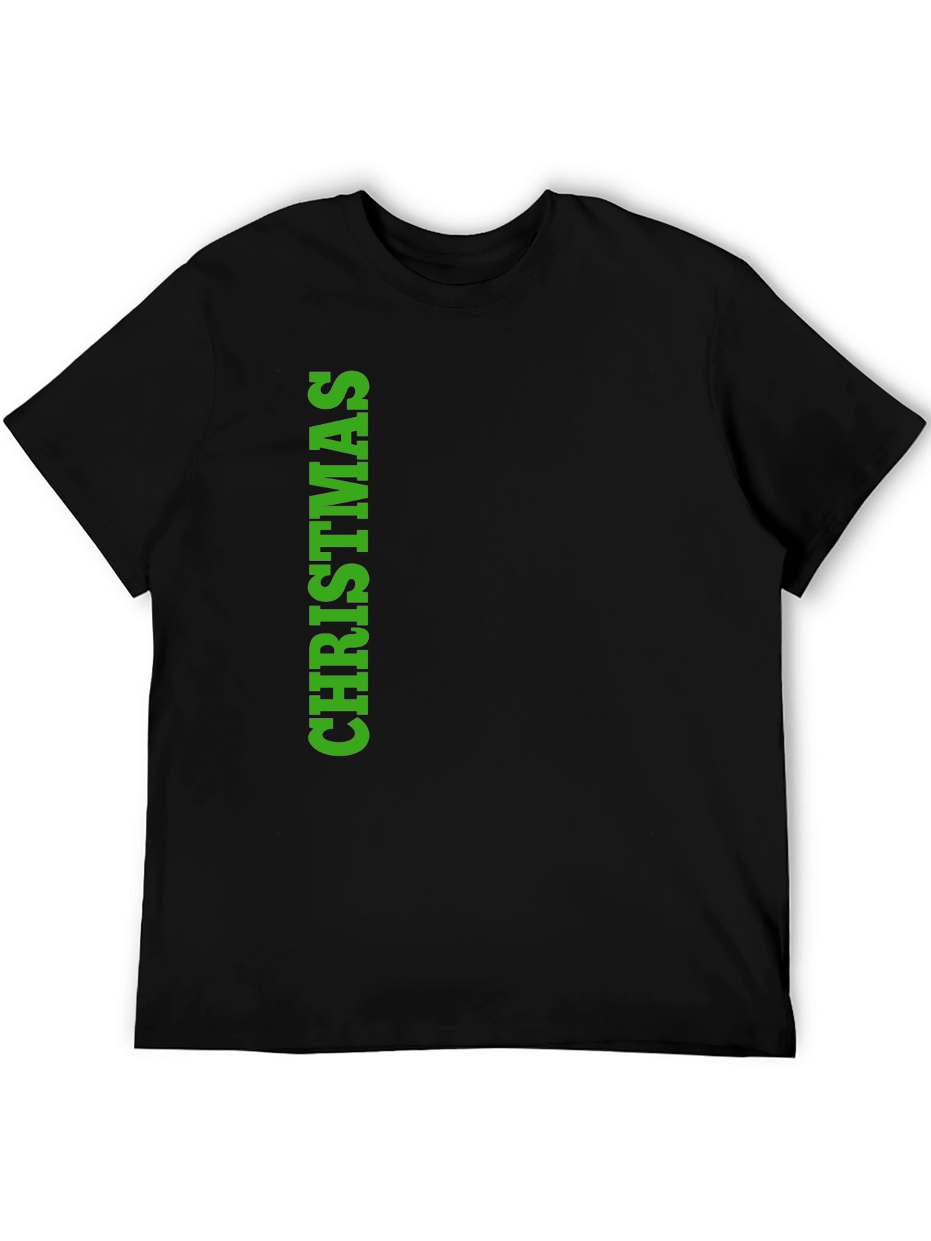 Christmas Graphic Tee - Black Holiday T-Shirt