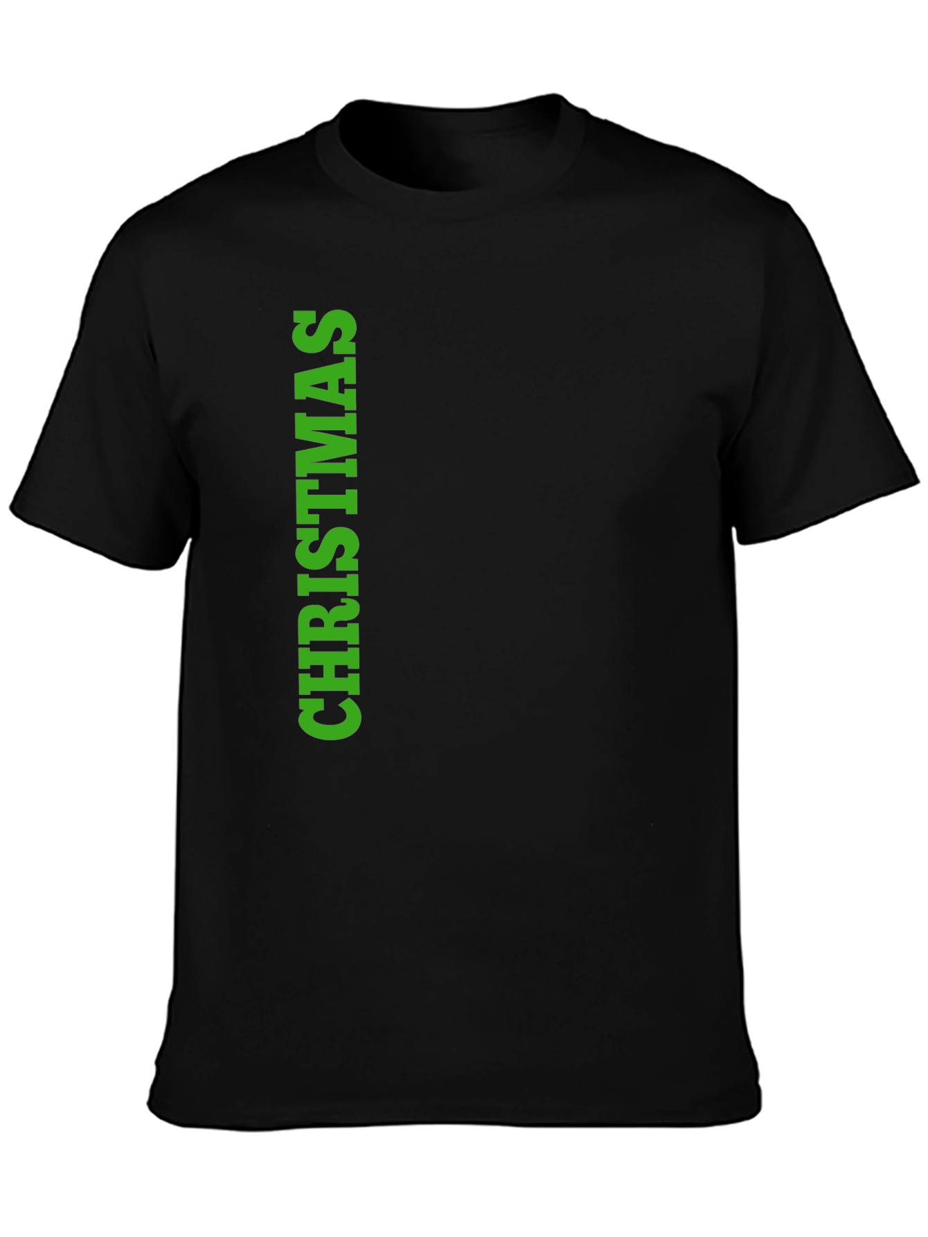 Christmas Graphic Tee - Black Holiday T-Shirt