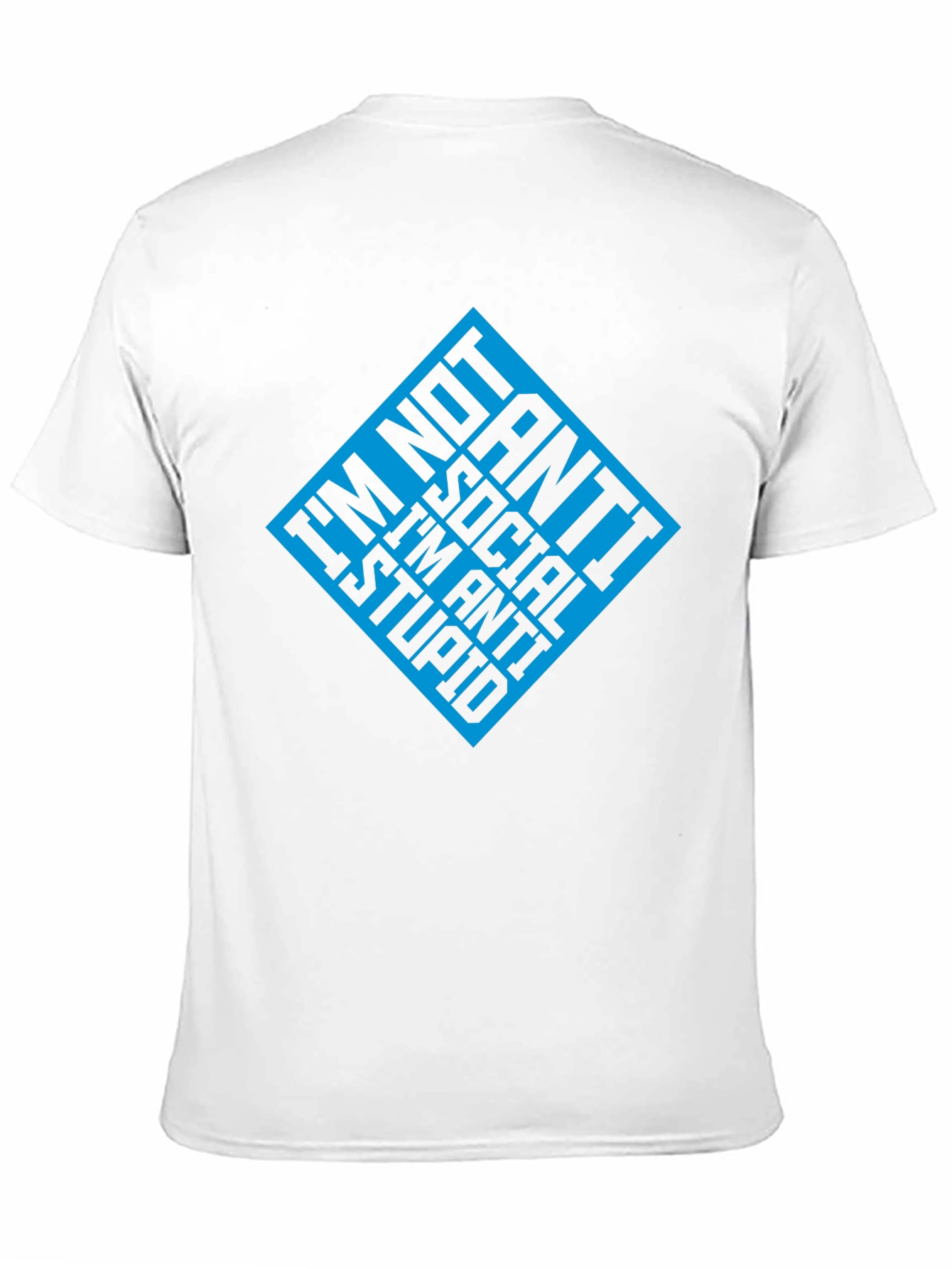 Anti-Social Anti-Stupid Graphic T-Shirt