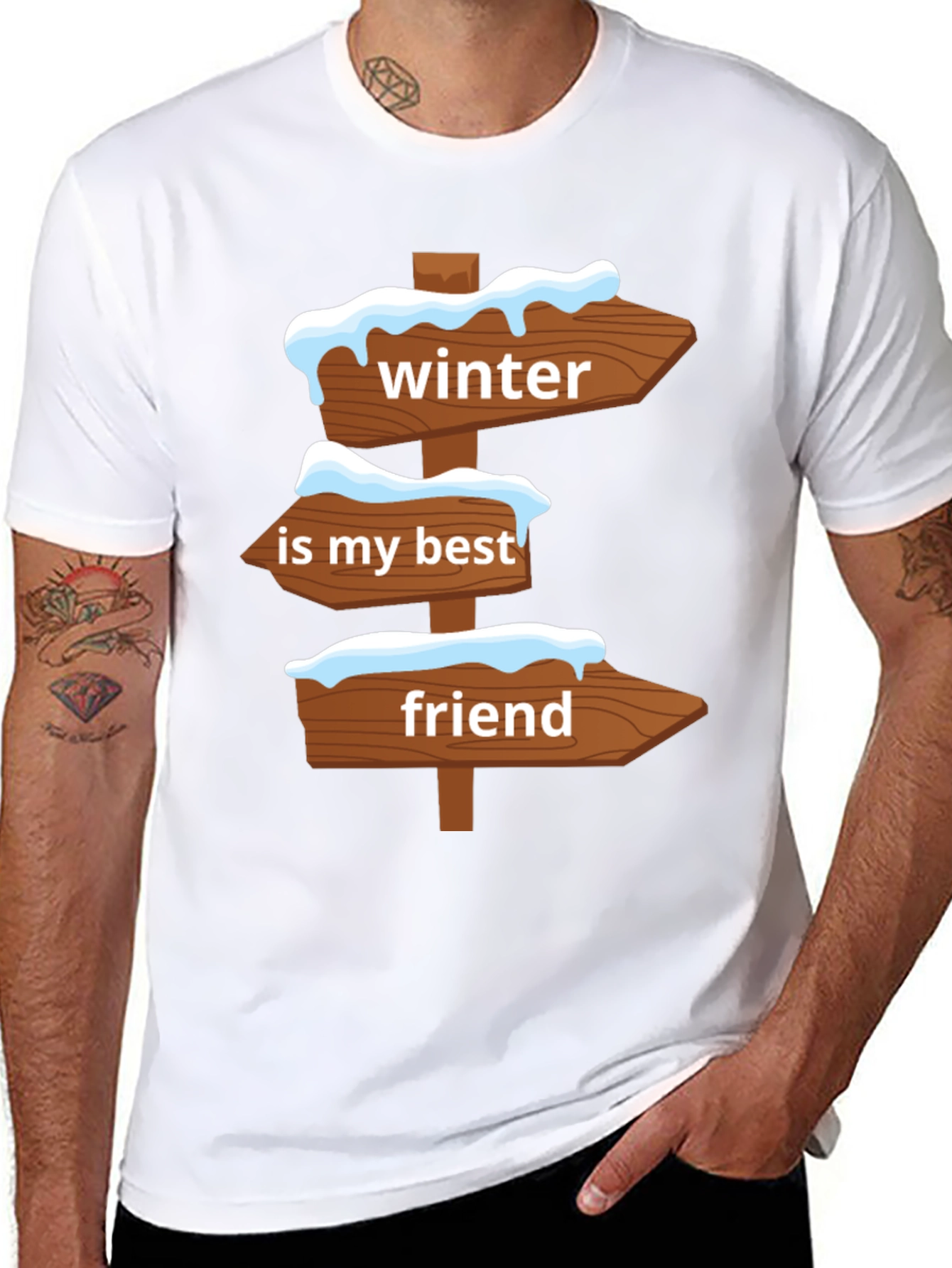 Winter Is My Best Friend Graphic Tee