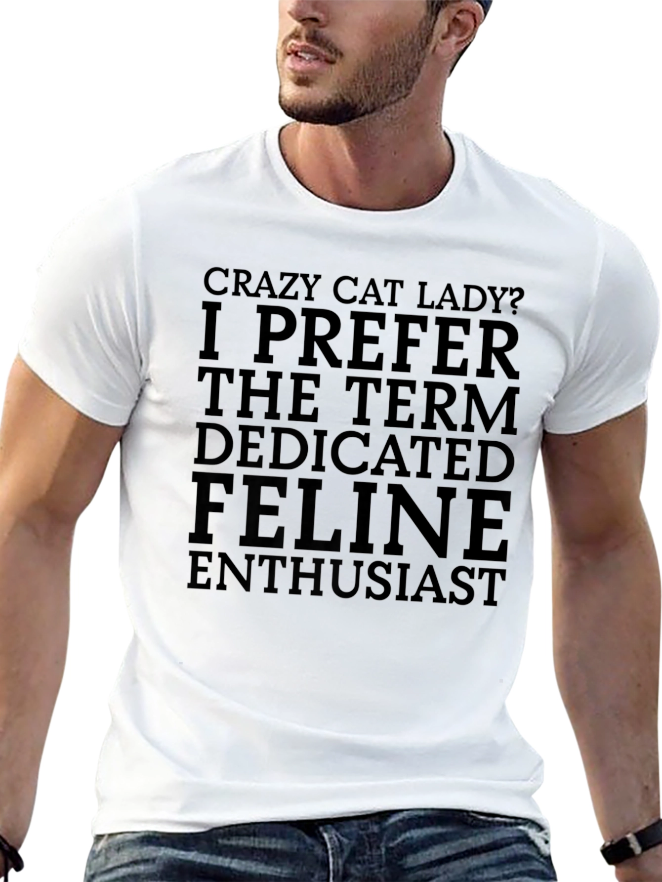 Crazy Cat Lady T-Shirt - Dedicated Feline Enthusiast Tee