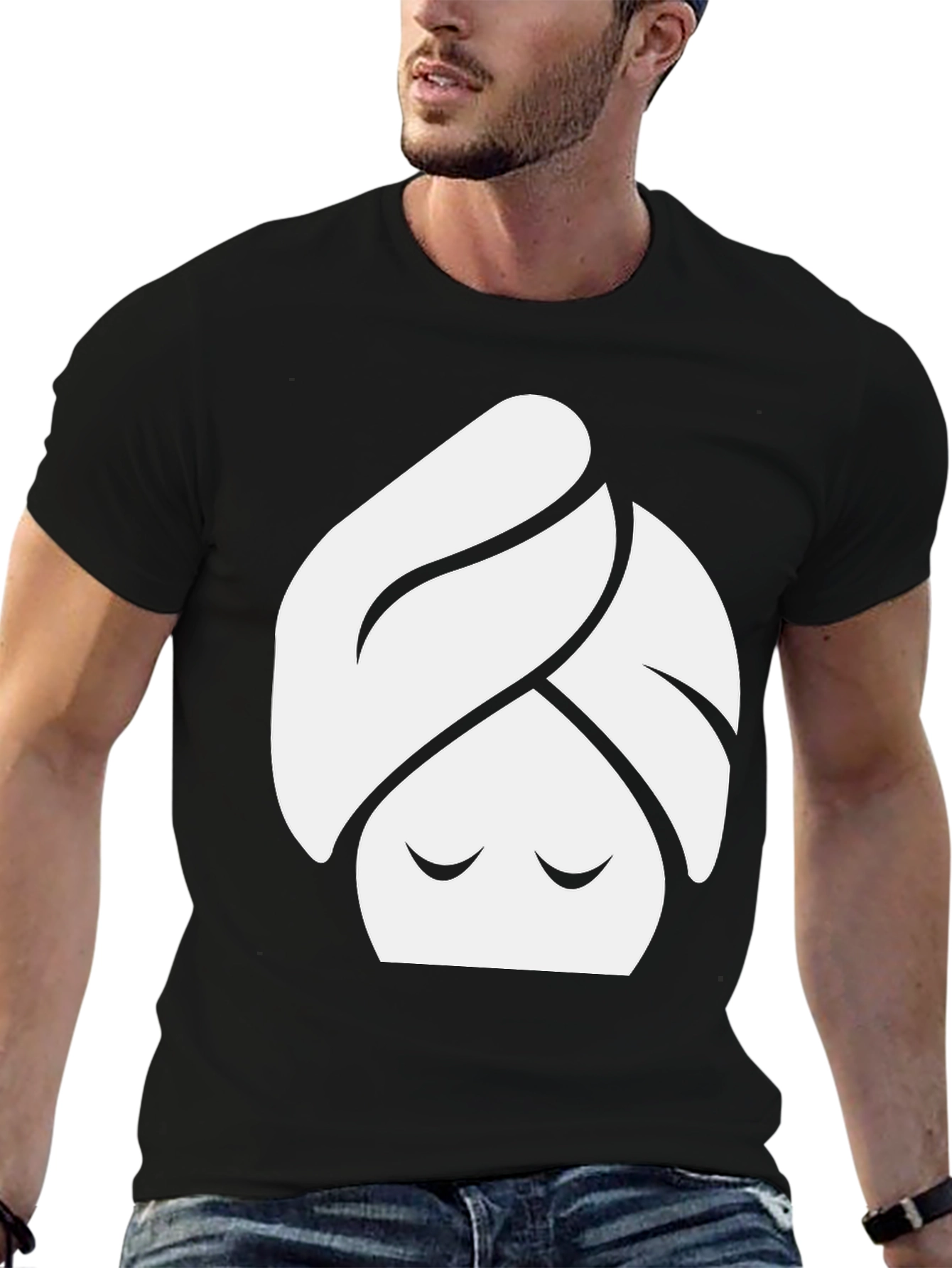 Relaxation Mode Black T-Shirt