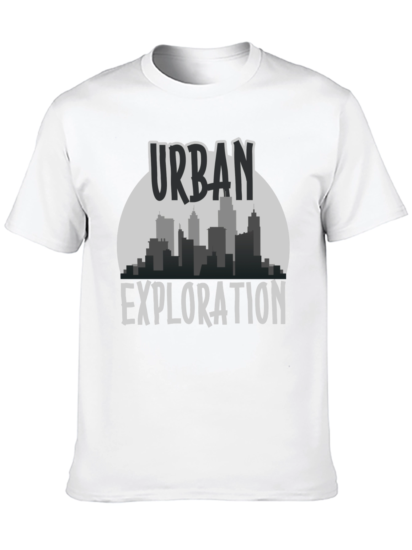 Urban Exploration Graphic Tee - Cityscape Design