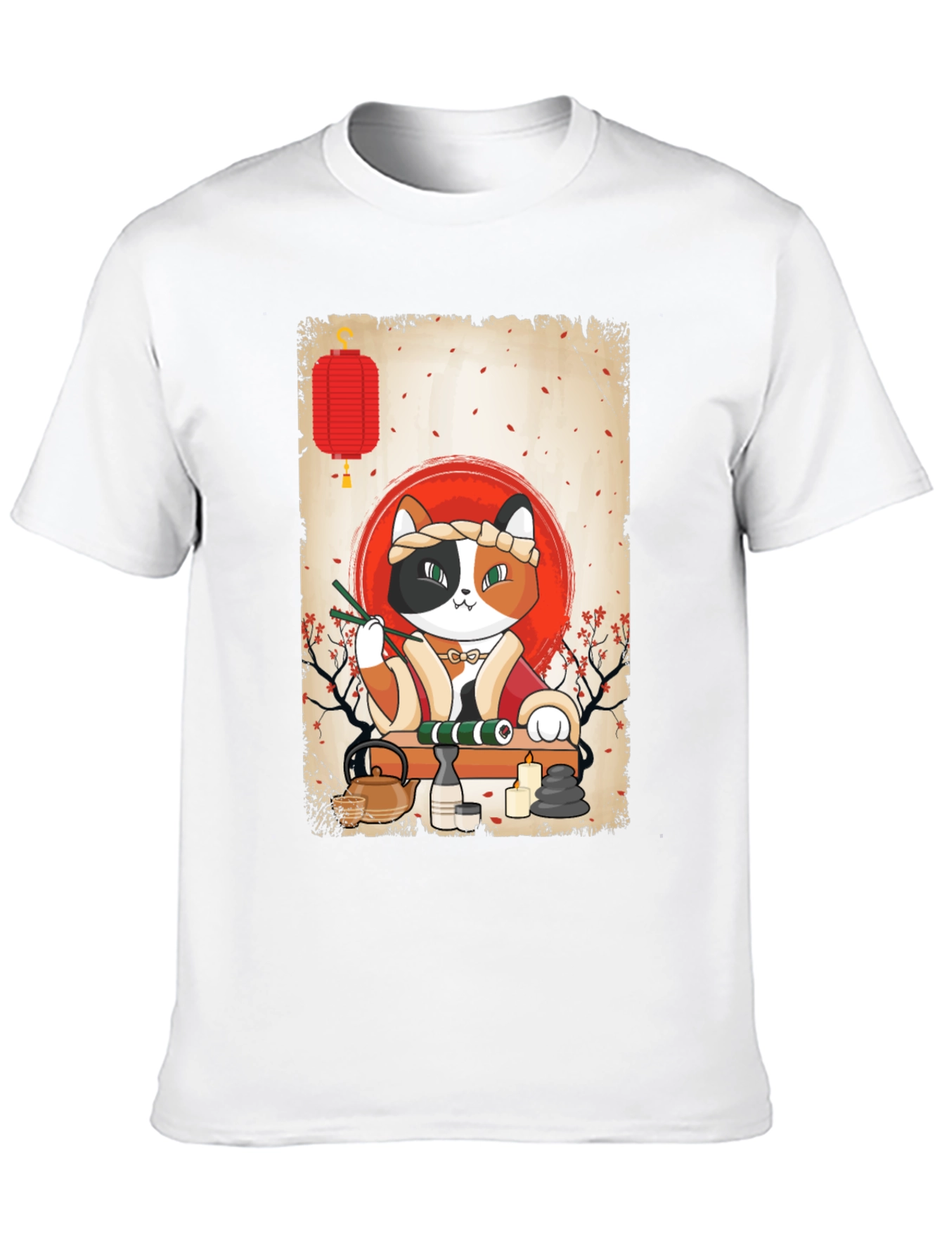 Sushi Cat T-Shirt - Japanese Art Tee