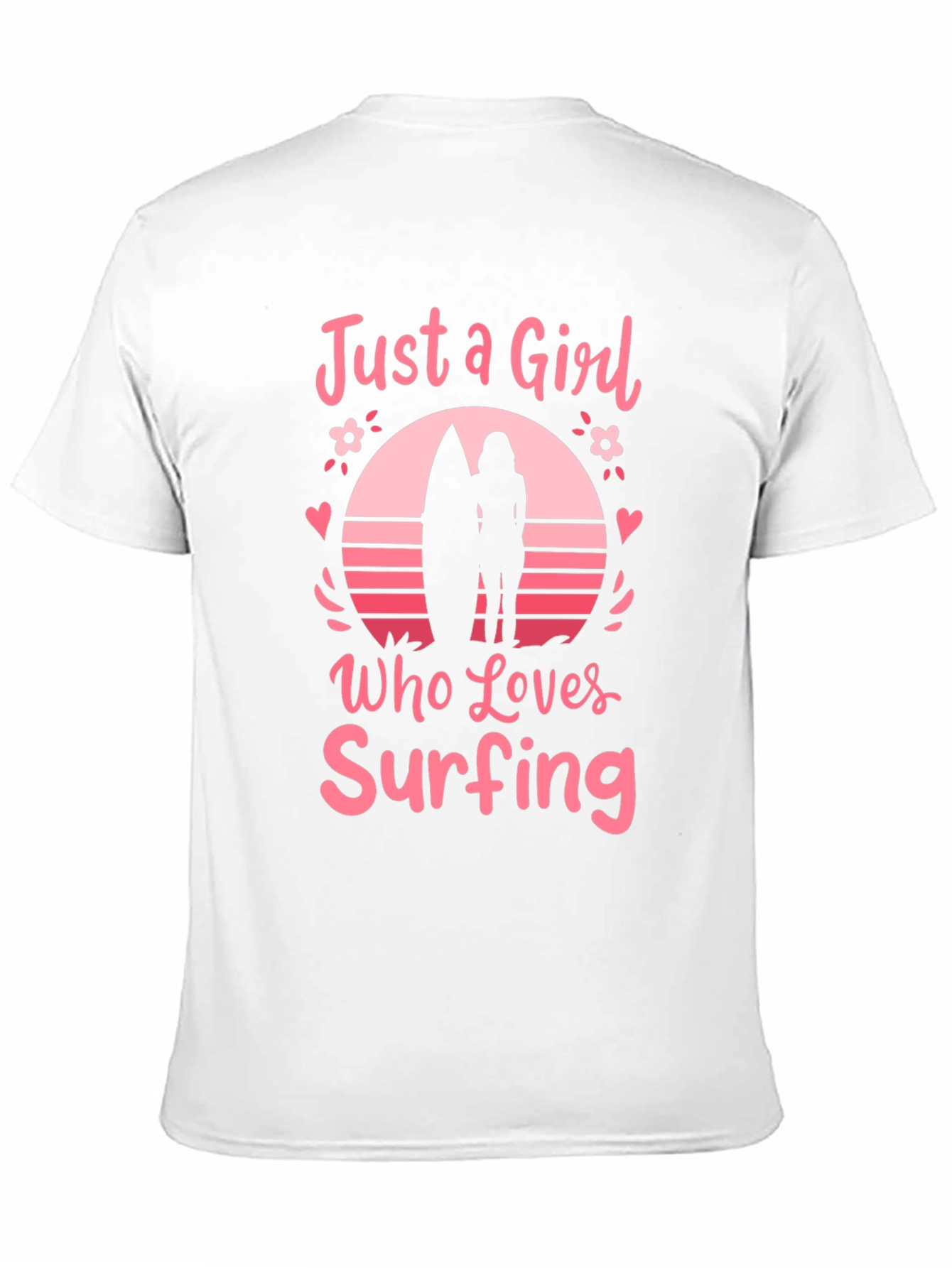Just A Girl Who Loves Surfing Graphic Tee
