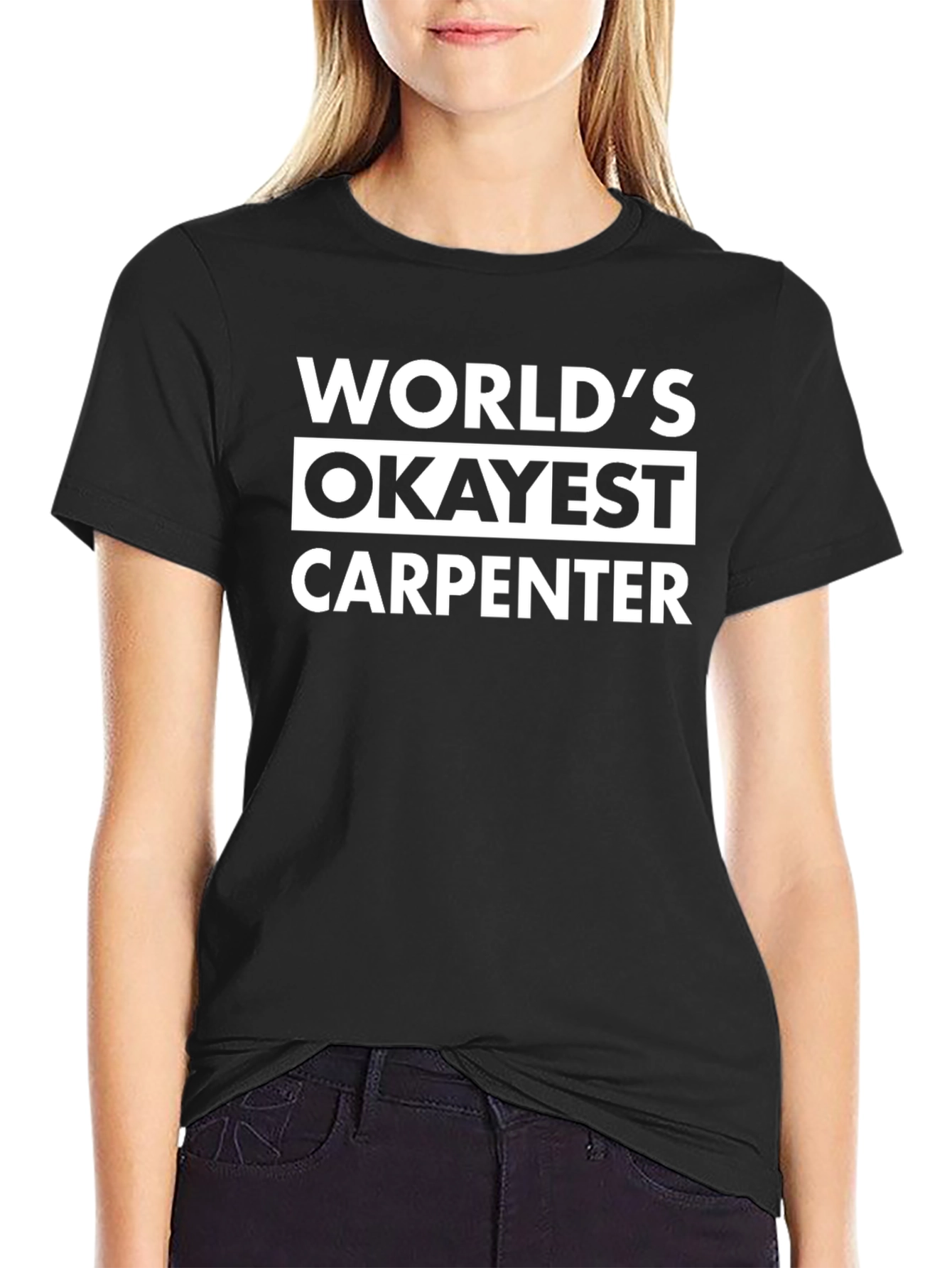 Worlds Okayest Carpenter Graphic Tee
