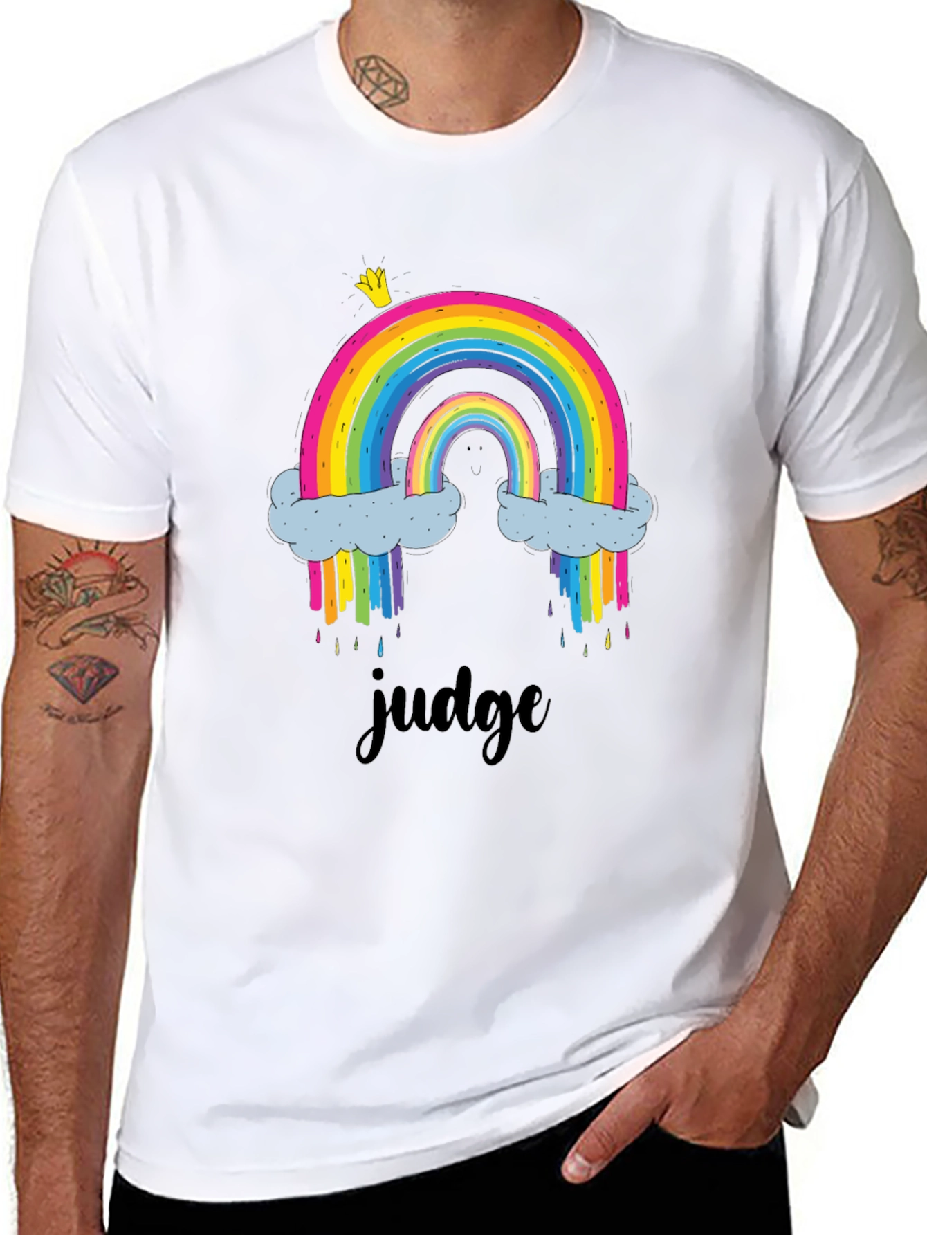 Rainbow Judge T-Shirt