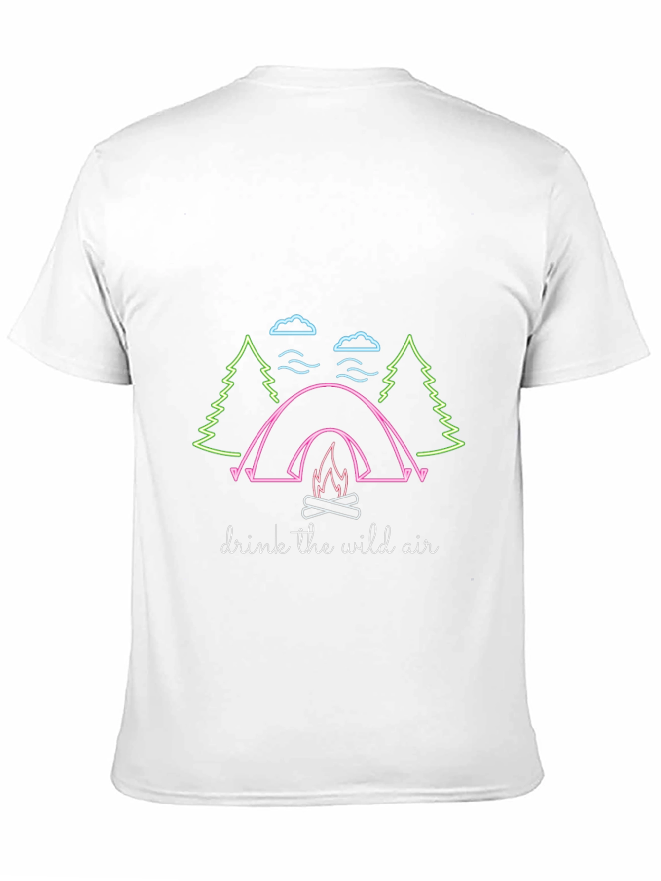 Camping Graphic Tee - Drink the Wild Air