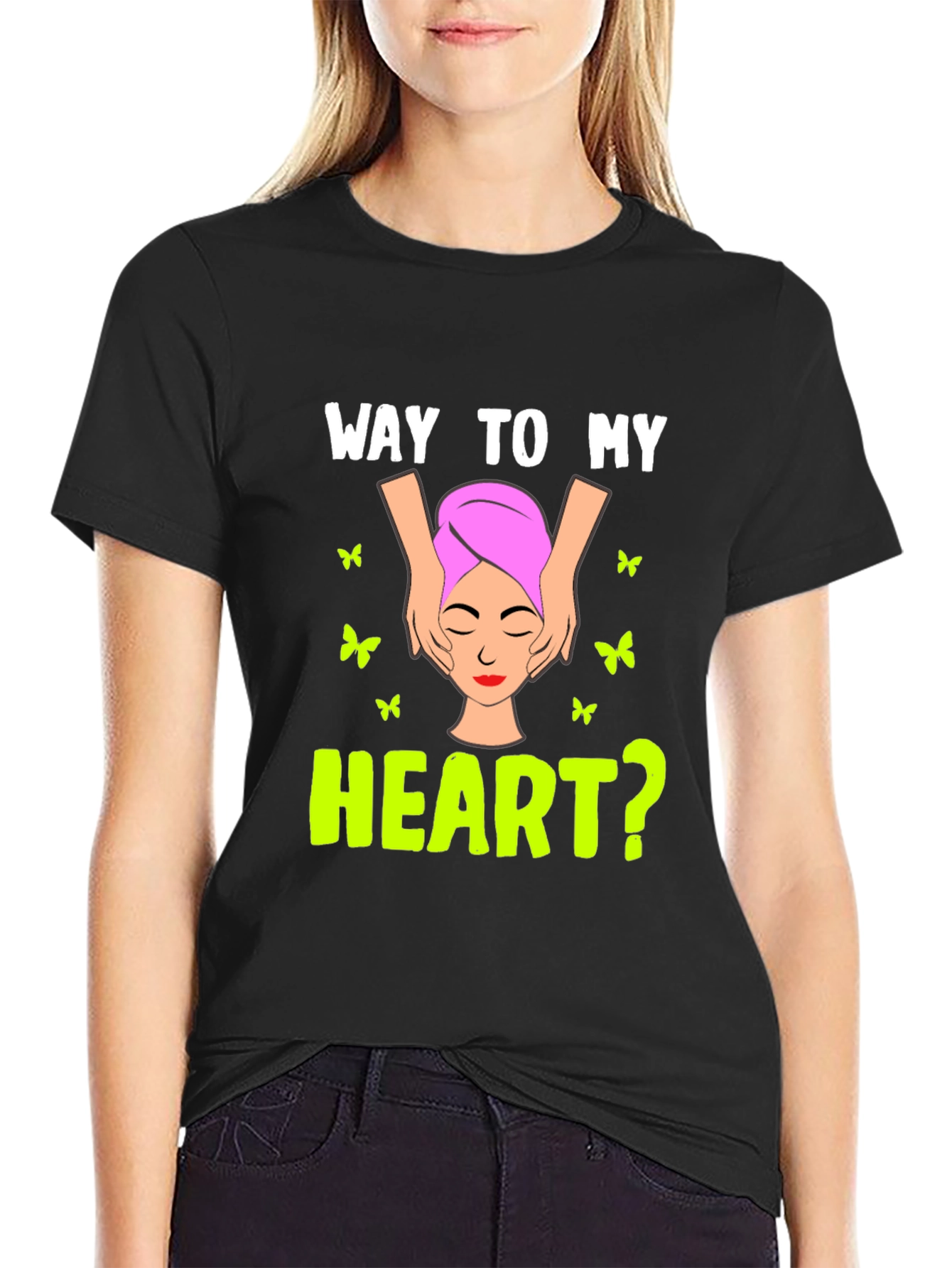 Way To My Heart Massage Graphic Tee