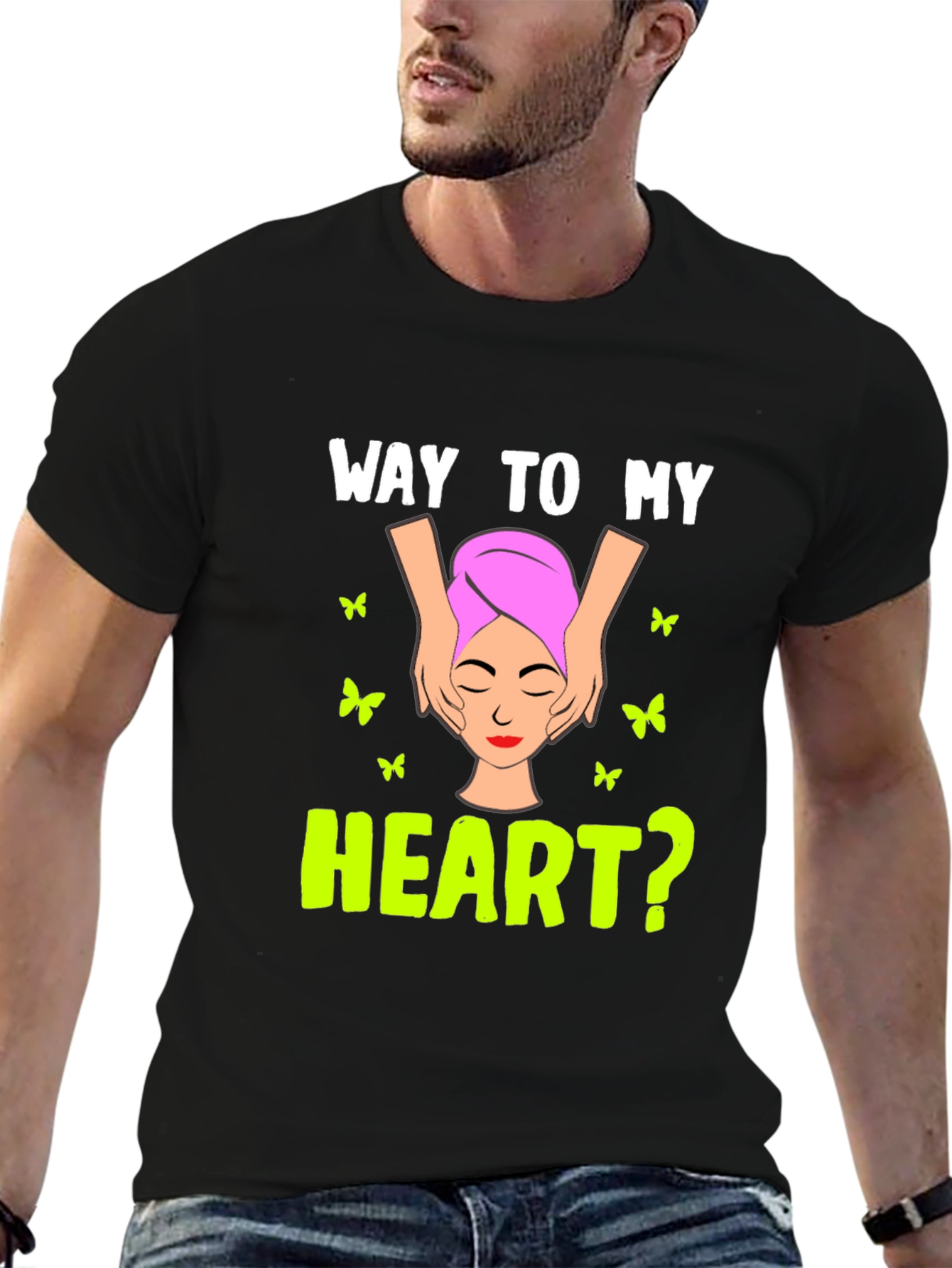 Way To My Heart Massage Graphic Tee
