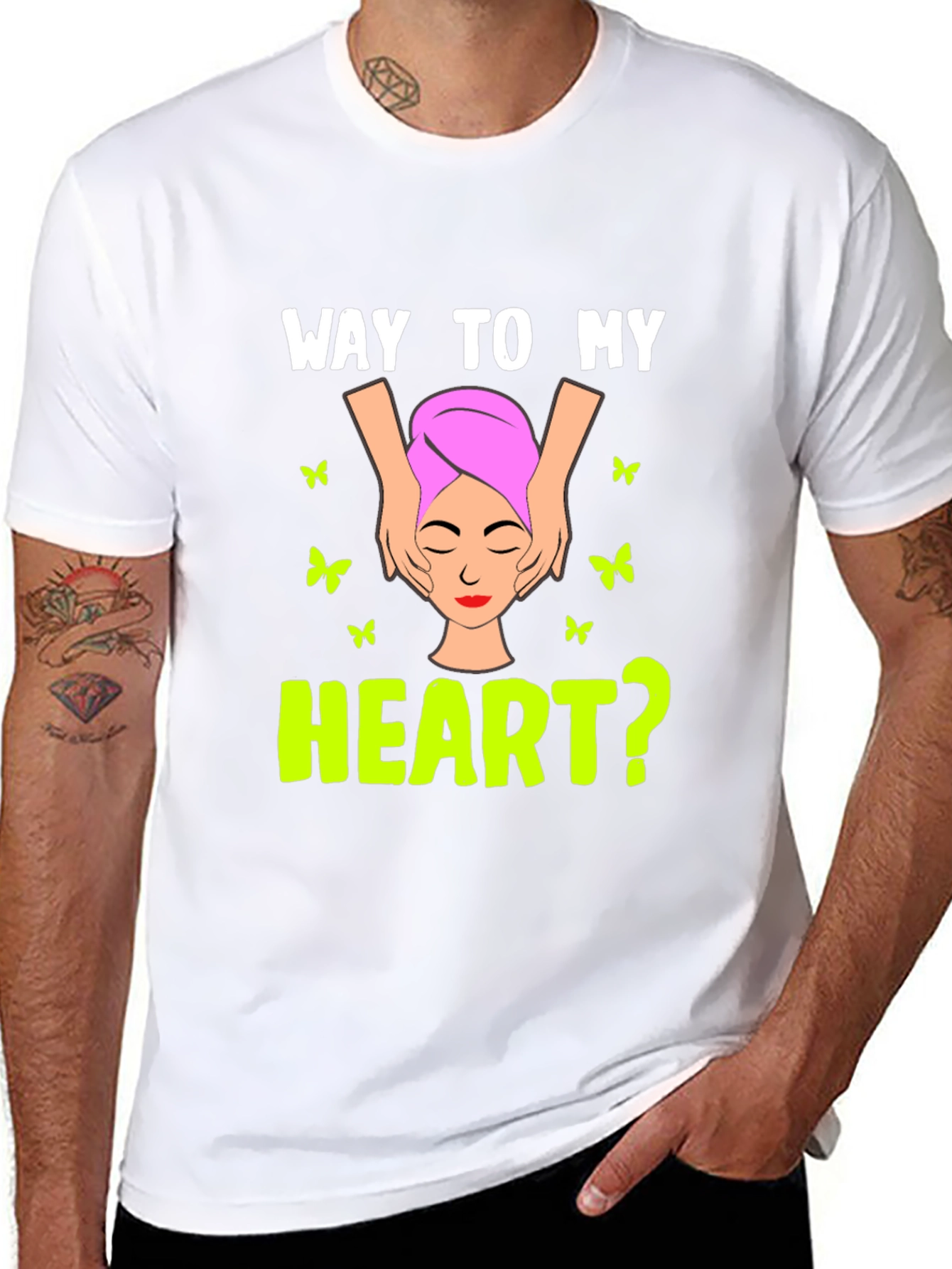 Way To My Heart Massage Graphic Tee