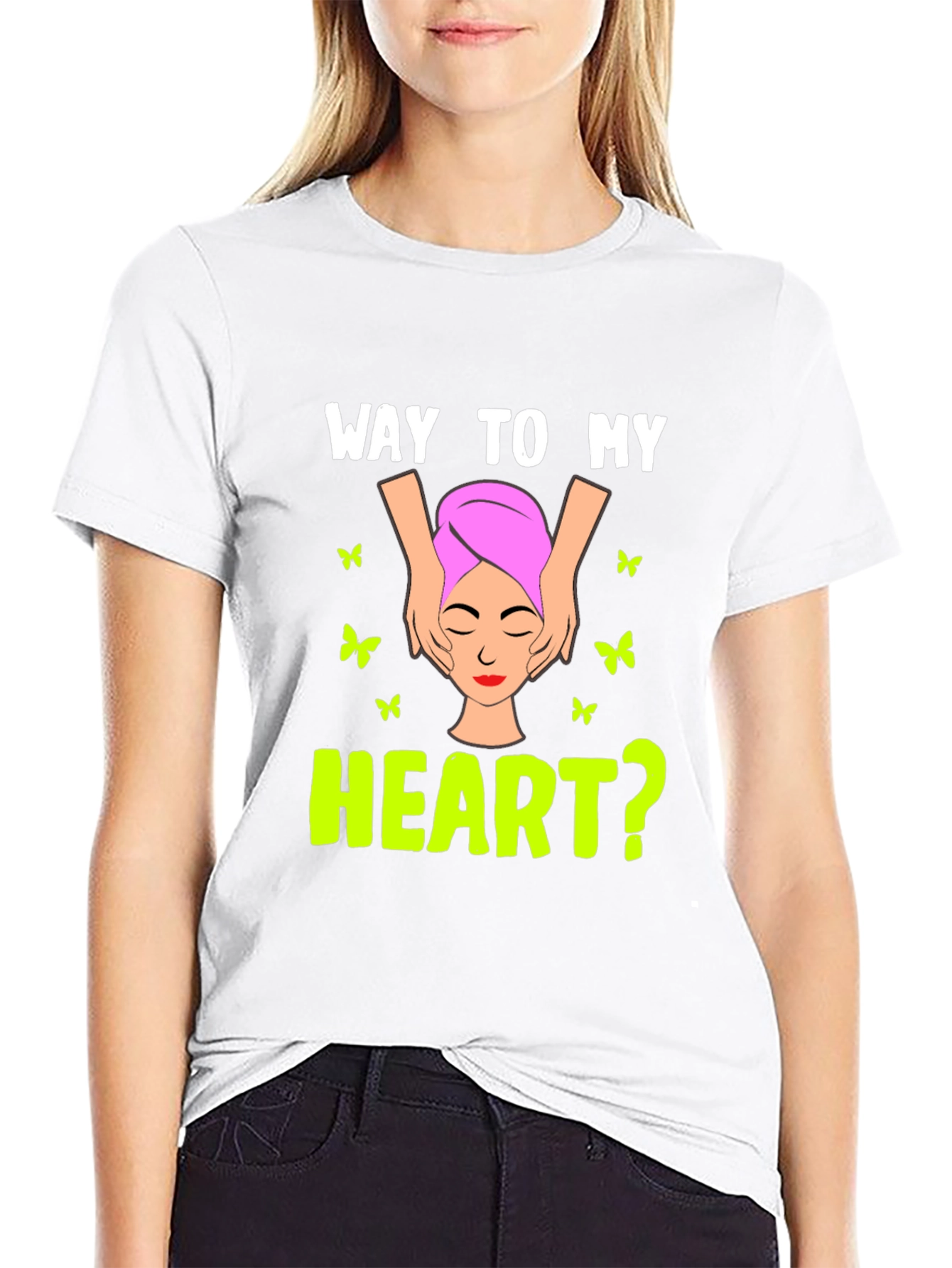 Way To My Heart Massage Graphic Tee
